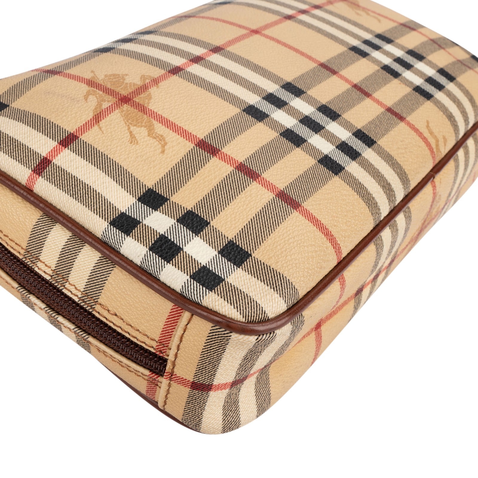 Burberry Nova-Check Monogram Haymarket Check Clutch