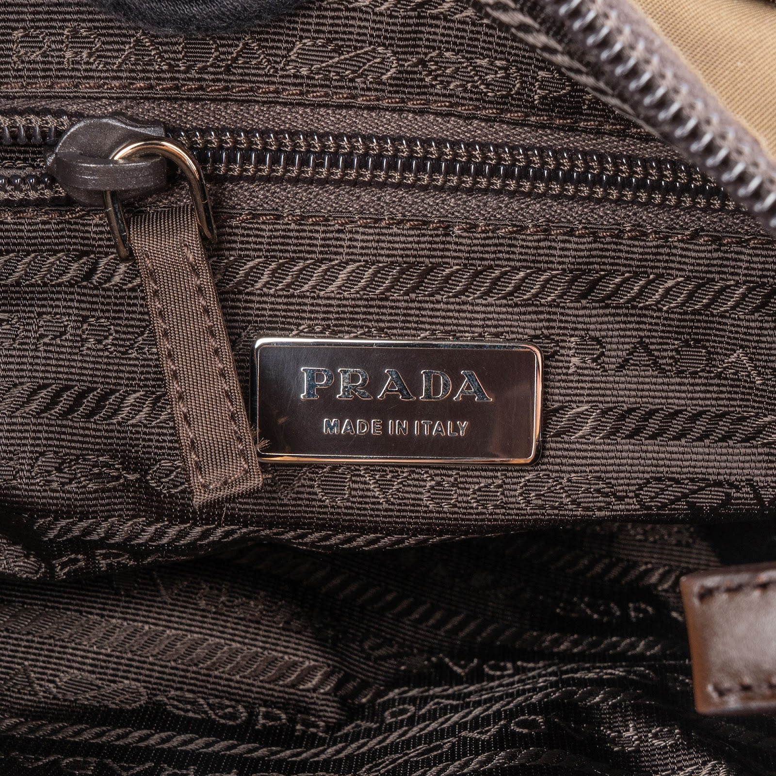 Prada Tessuto Triangle Messenger Bag