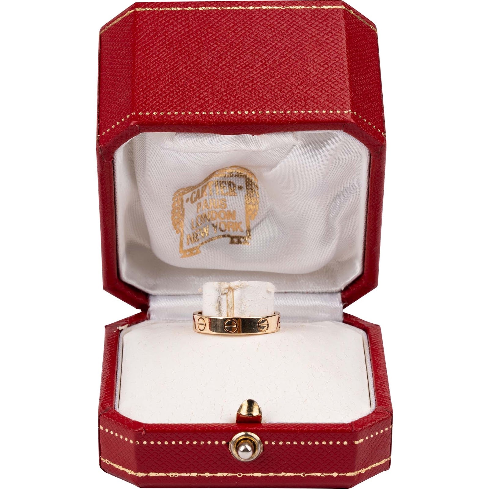 Cartier Au 750 Gold LOVE Wedding Band Ring (#51)