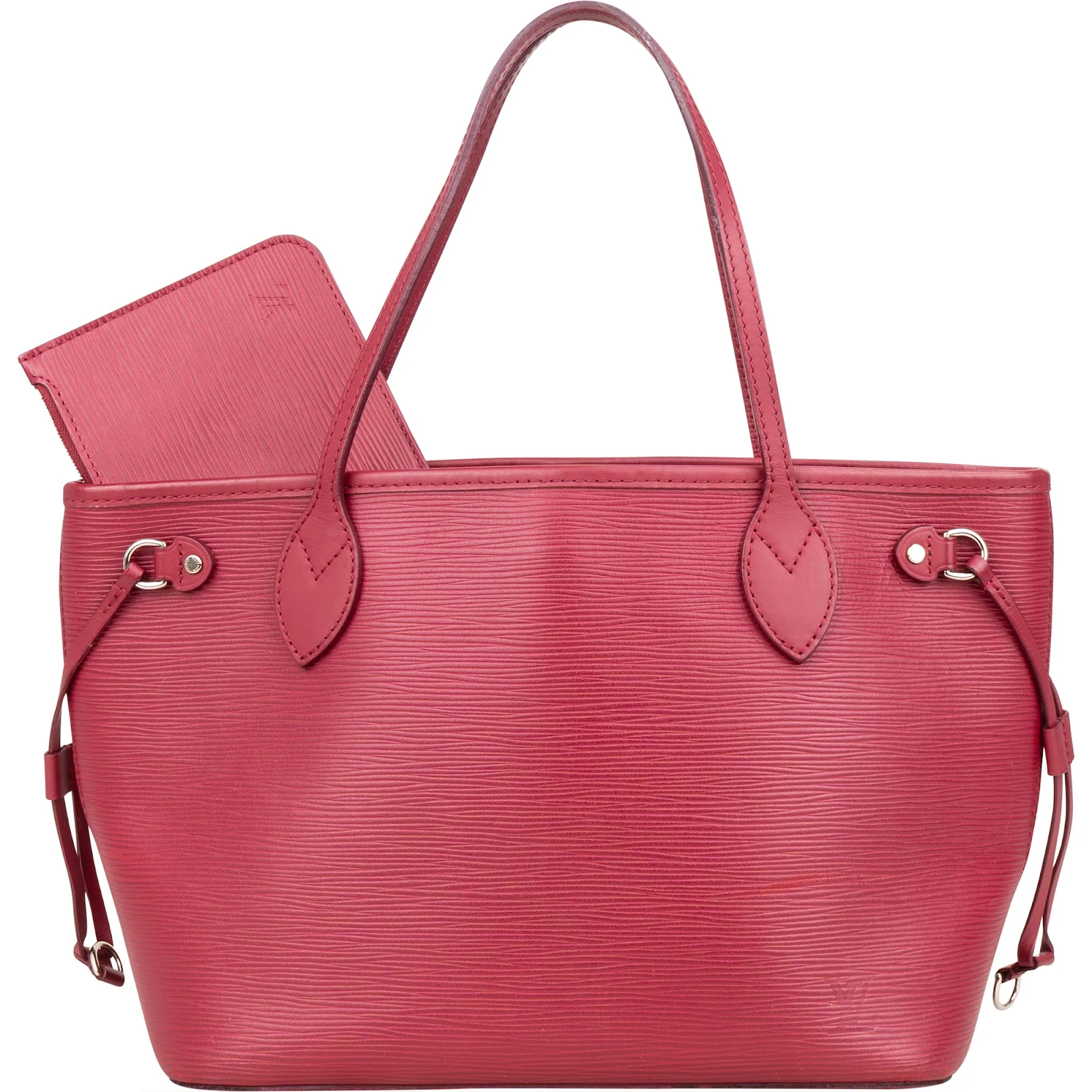 Louis Vuitton Fuchsia Epi Leather Neverfull PM Shopper