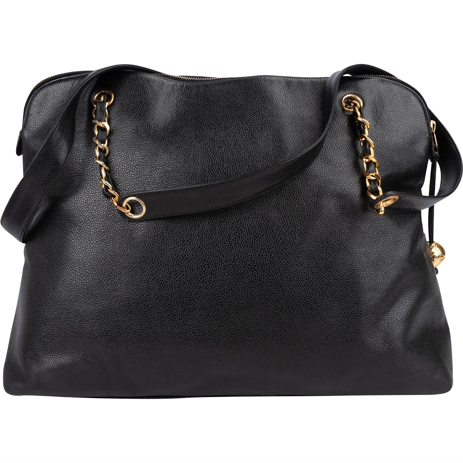 Chanel Caviar Leather CC Maxi Shopping Bag