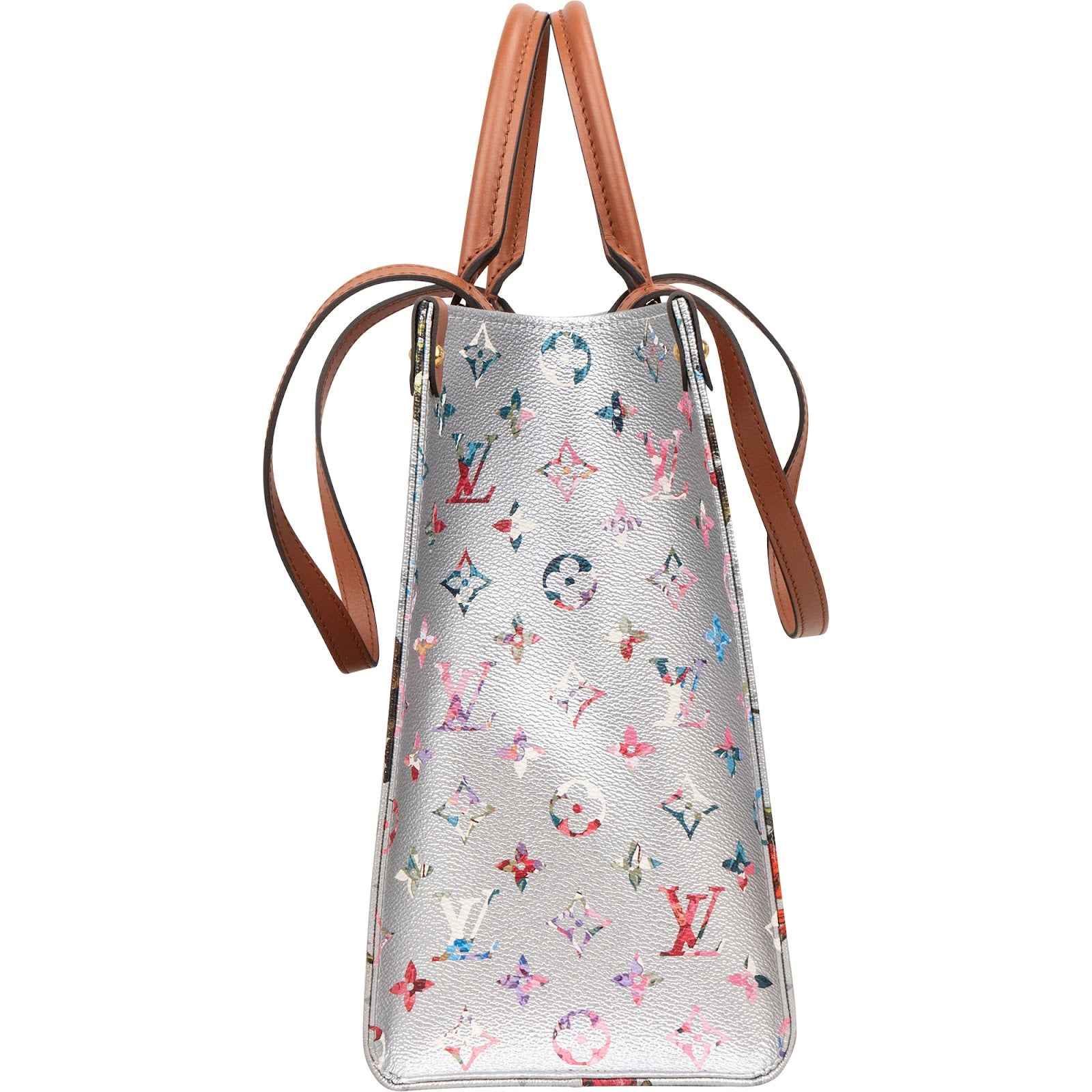 Louis Vuitton Limited Monogram Tufted Garden Urs Fischer OnTheGo MM Shoulder Bag