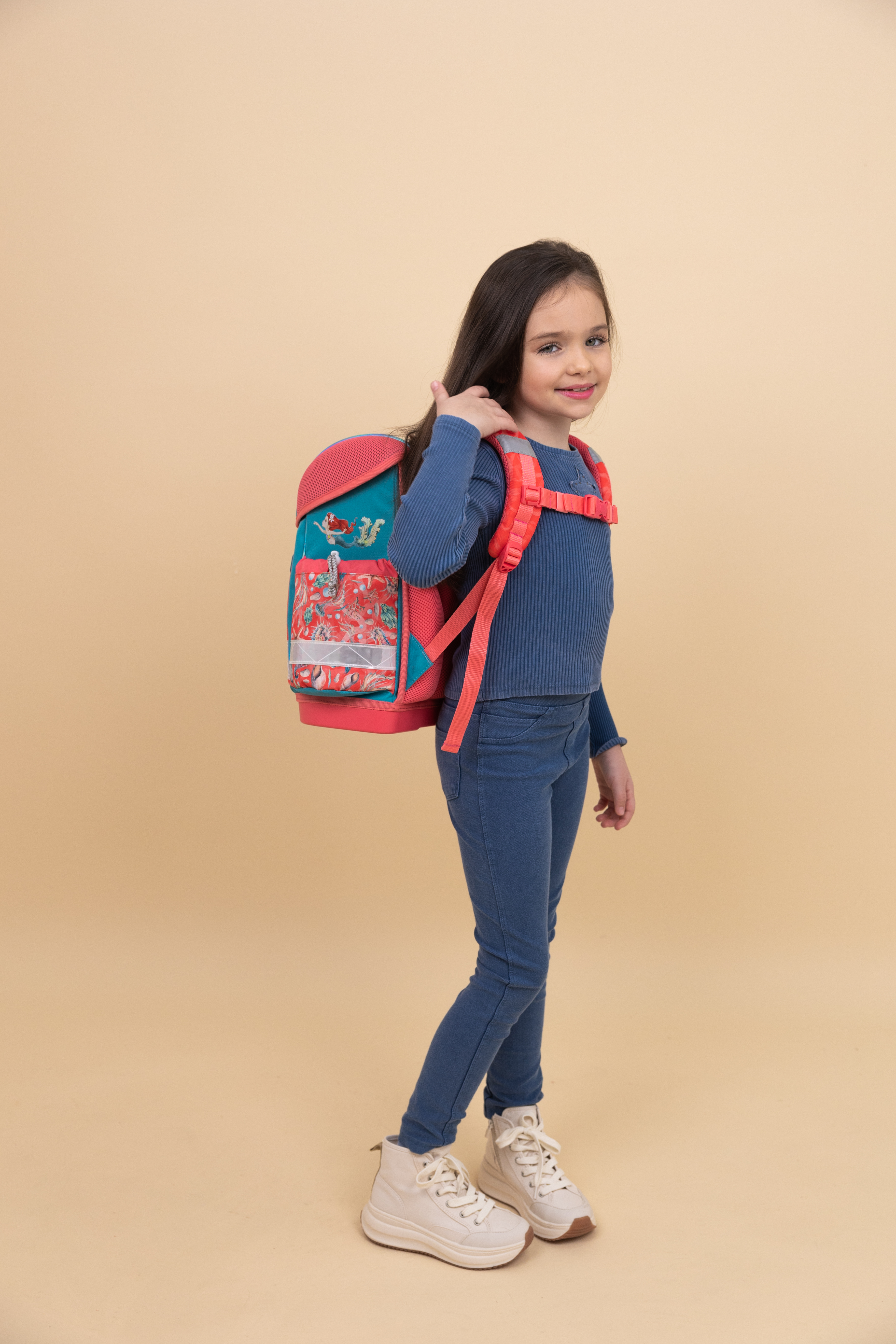 Classy 4-piece satchel set with chest strap - Sea Queen