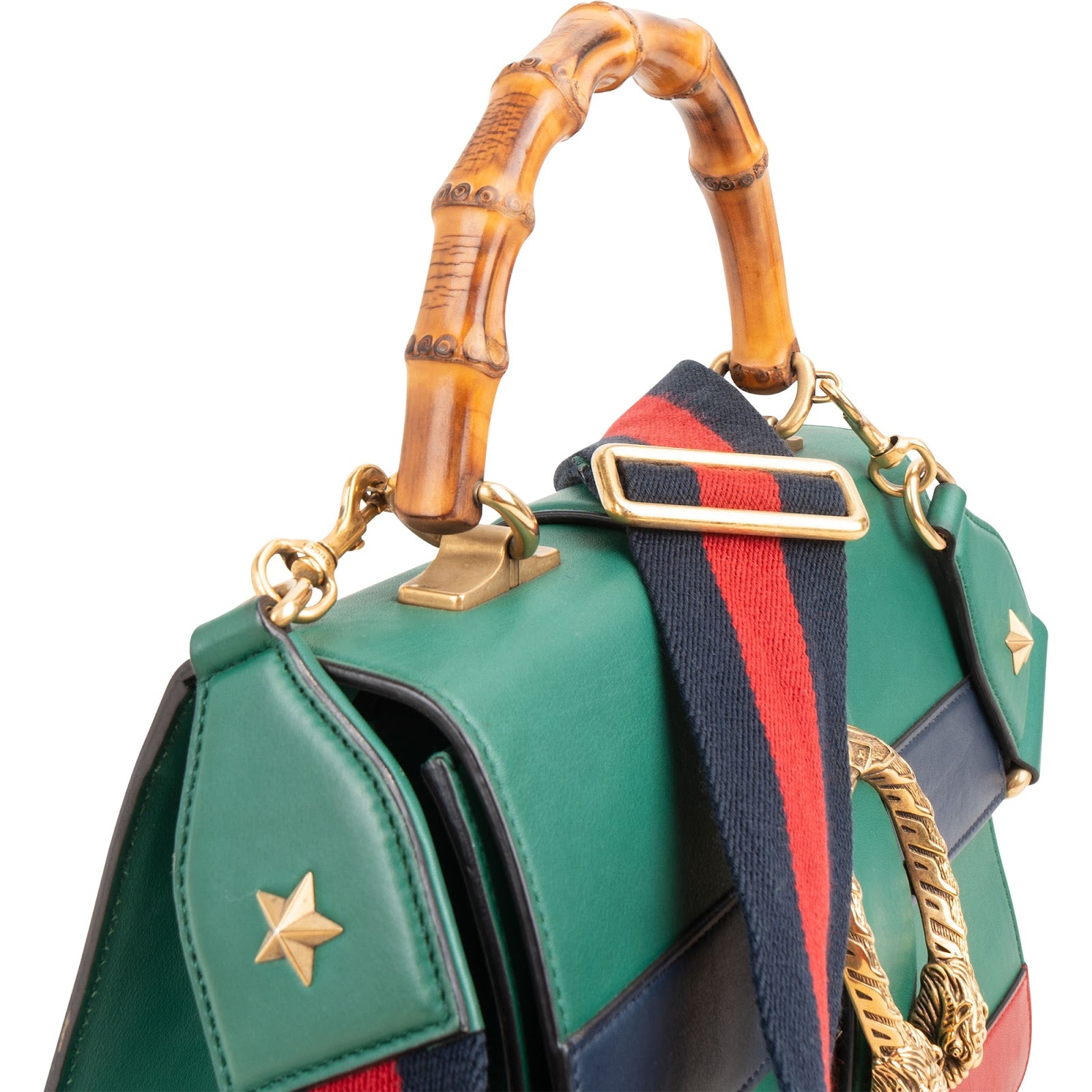Gucci - Dionysus Bamboo Top Handle Crossbody Bag