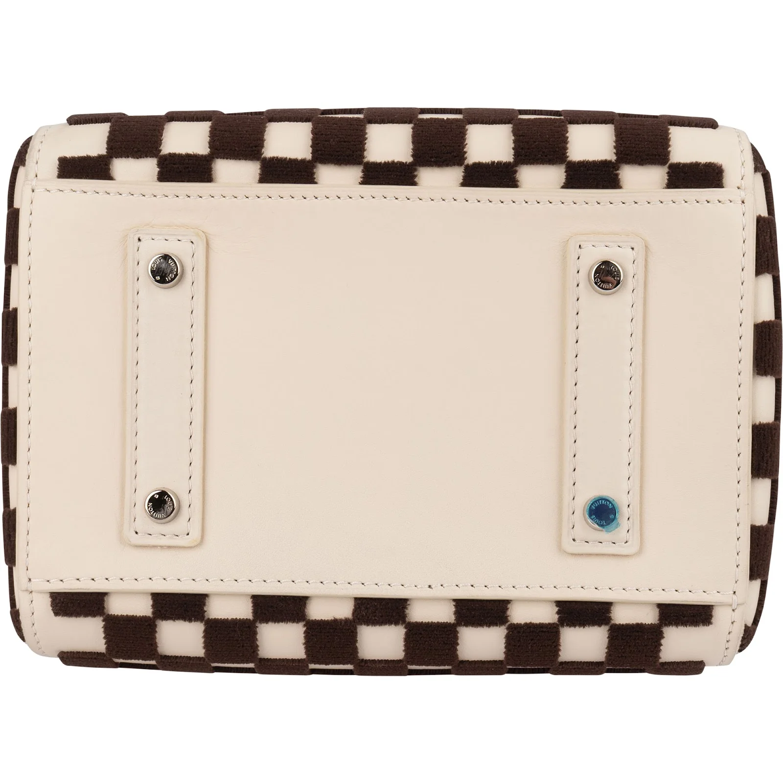 Louis Vuitton Monogram Damier Velours Speedy Cube PM Handbag