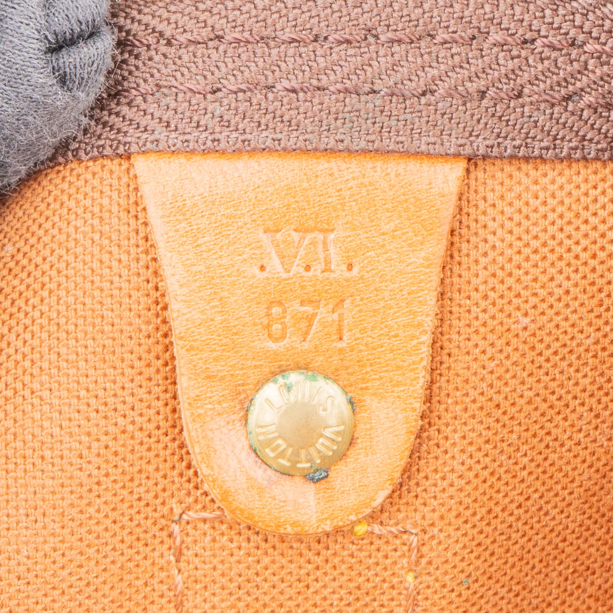 Louis Vuitton Canvas Monogram Keepall 55 Bandouliere