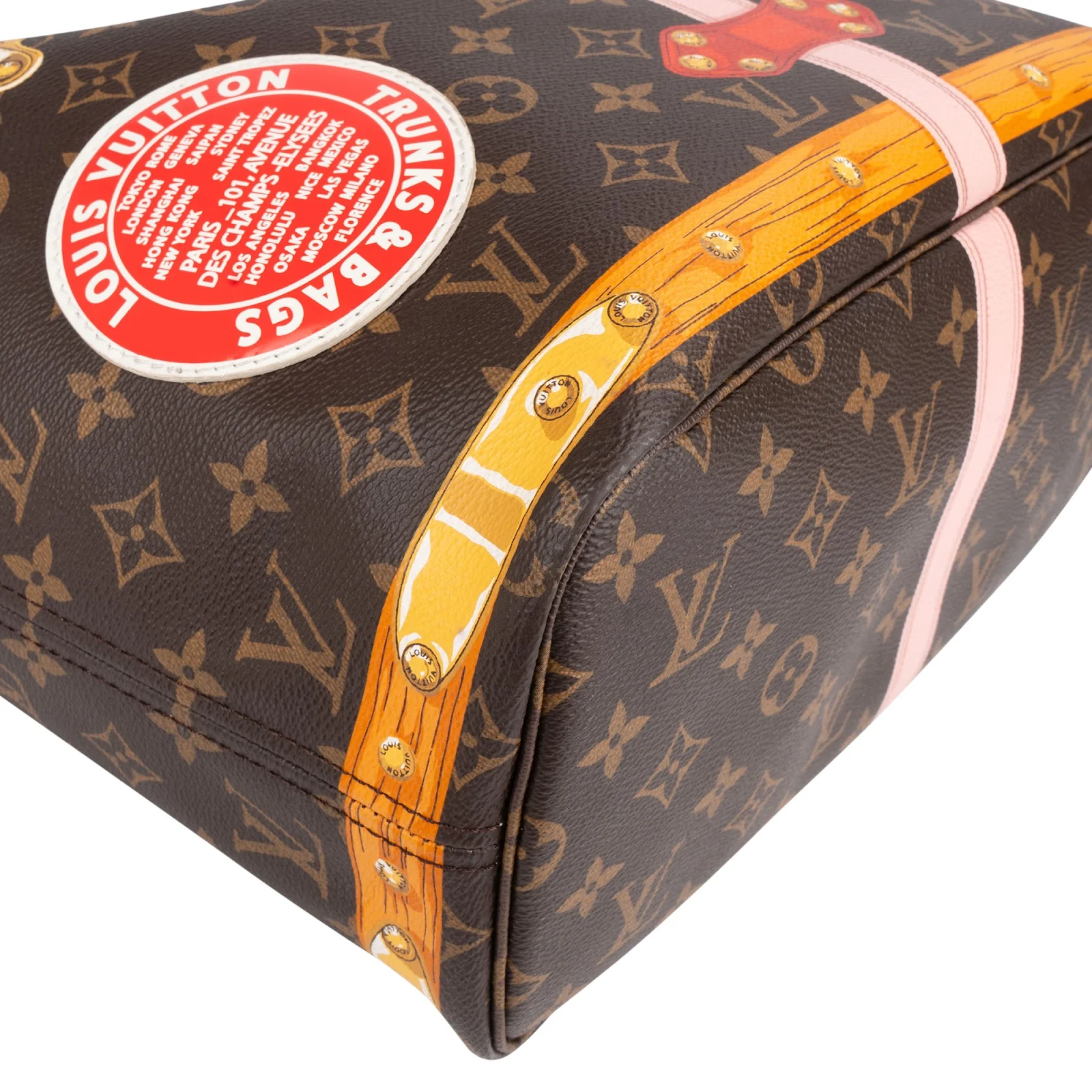 Louis Vuitton Monogram Limited Edition Summer Trunks Neverfull MM Shopper