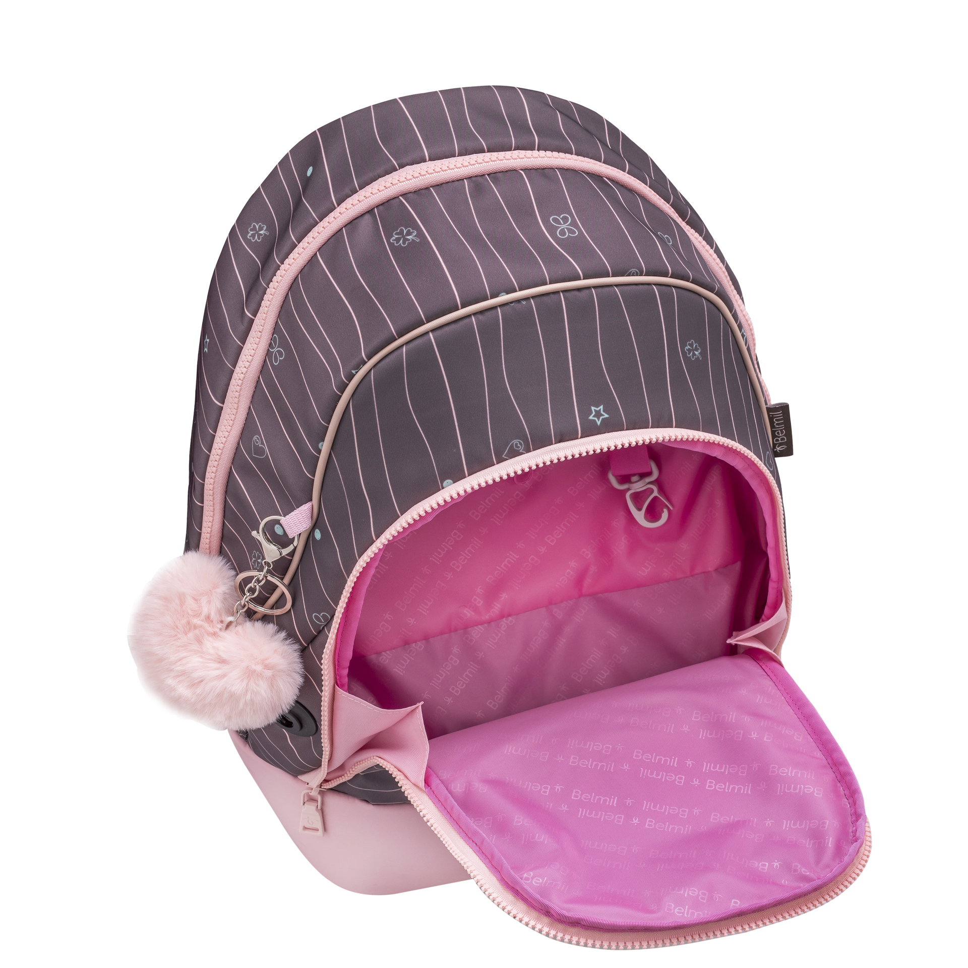 2-IN-1 Schultasche & Gürteltasche 2-teilig - Mint