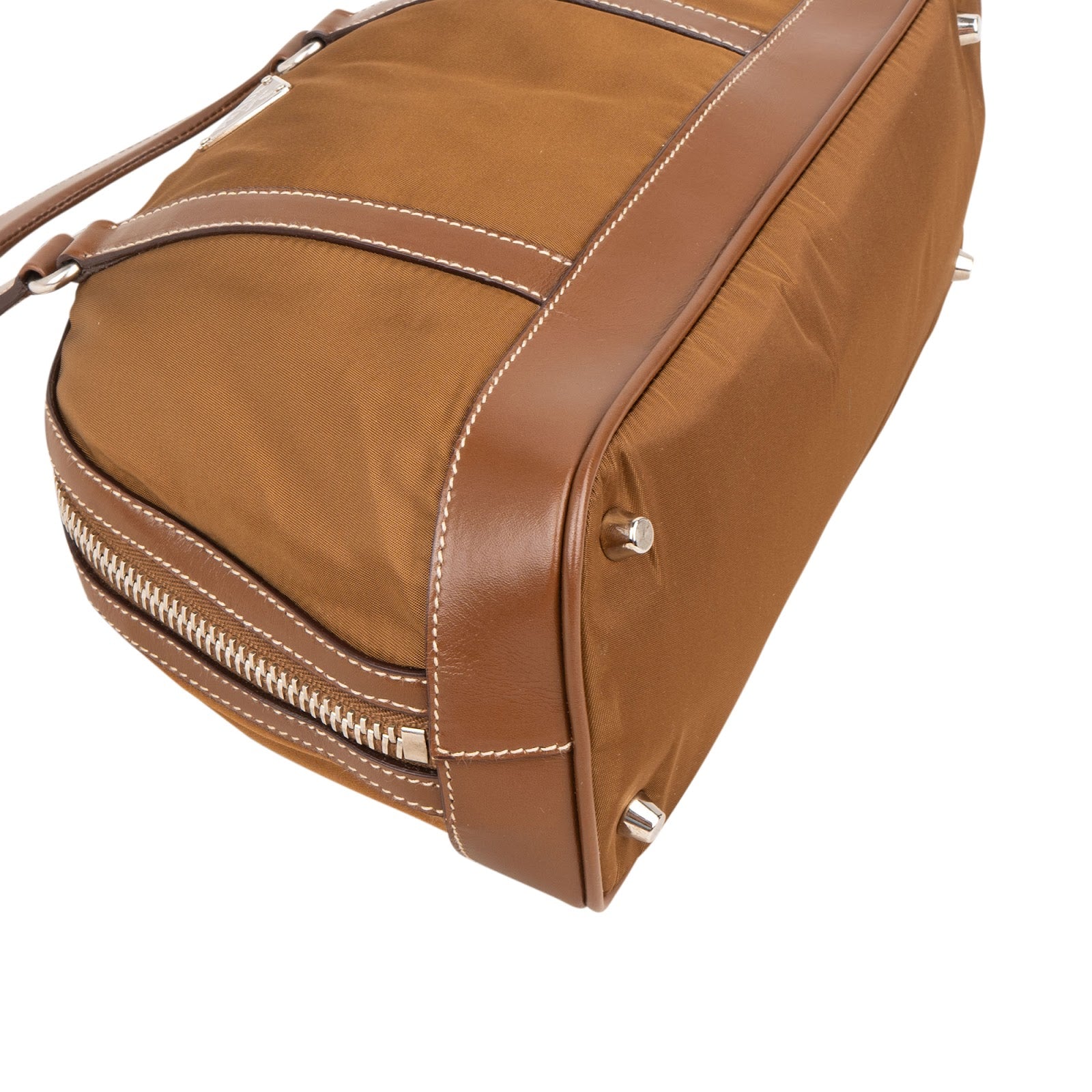 Prada - Tessuto Triangle Bauletto Small Handbag
