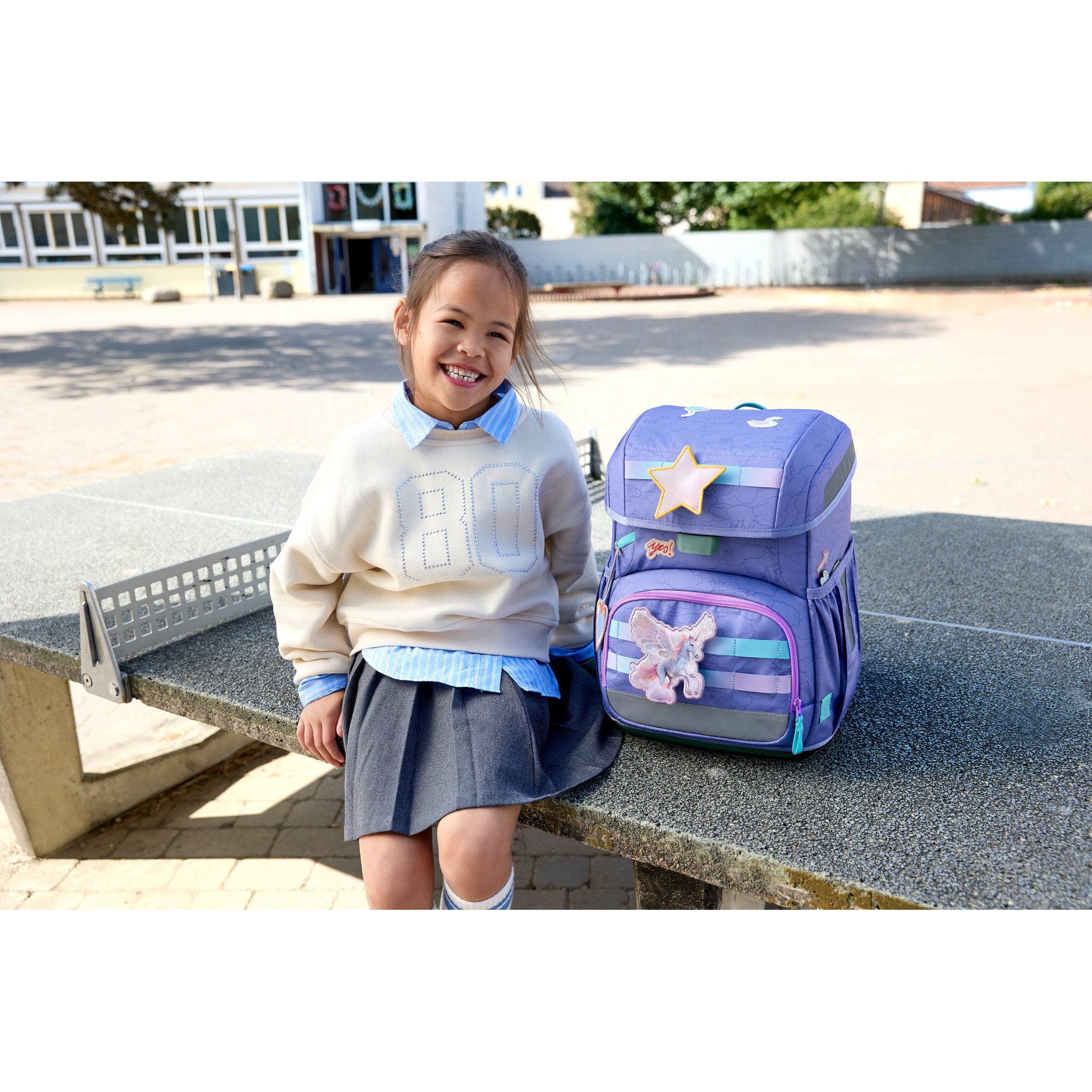 School Set Light Unique Schulranzenset 5tlg. - Cloud lilac