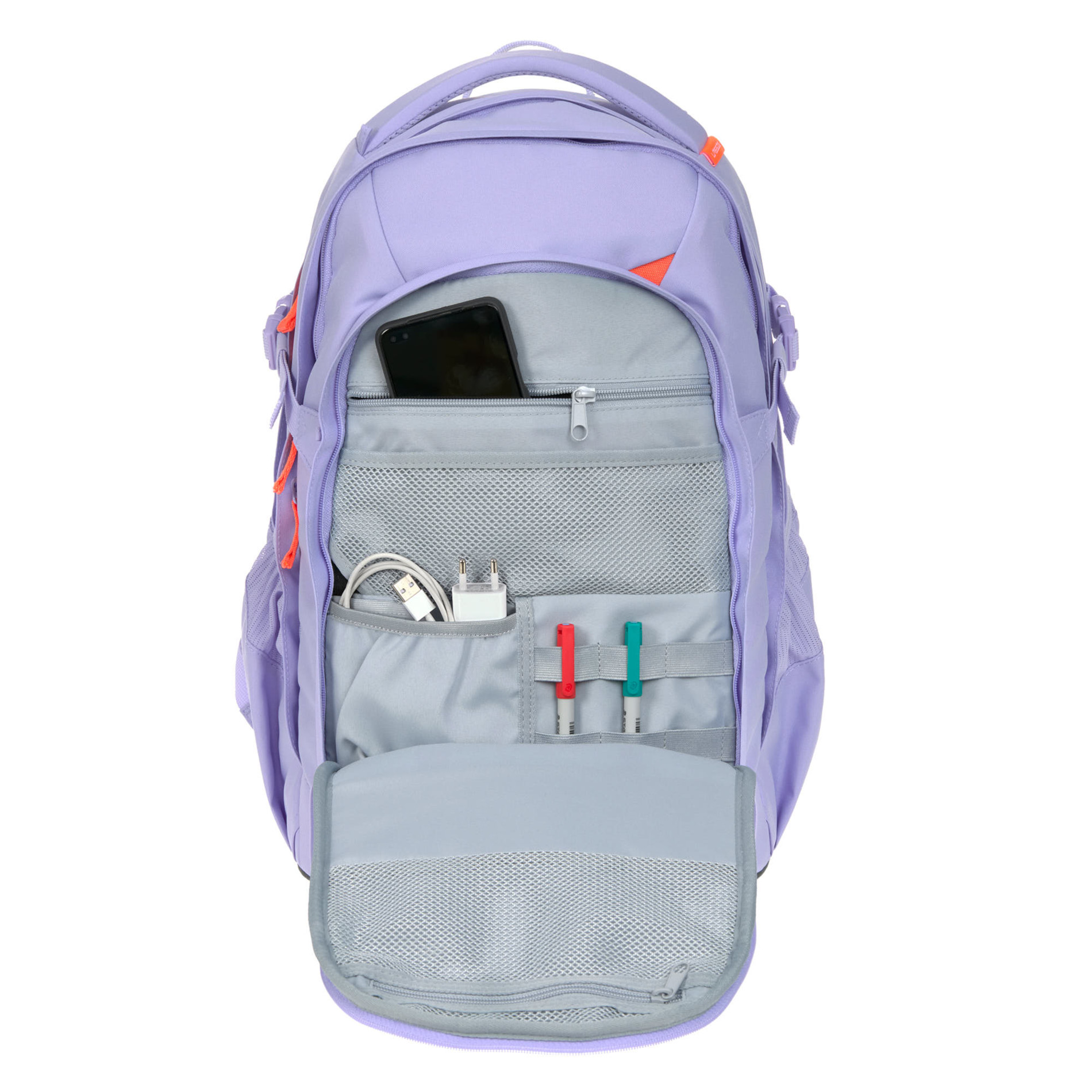 School Backpack Origin Bold - Lavender
