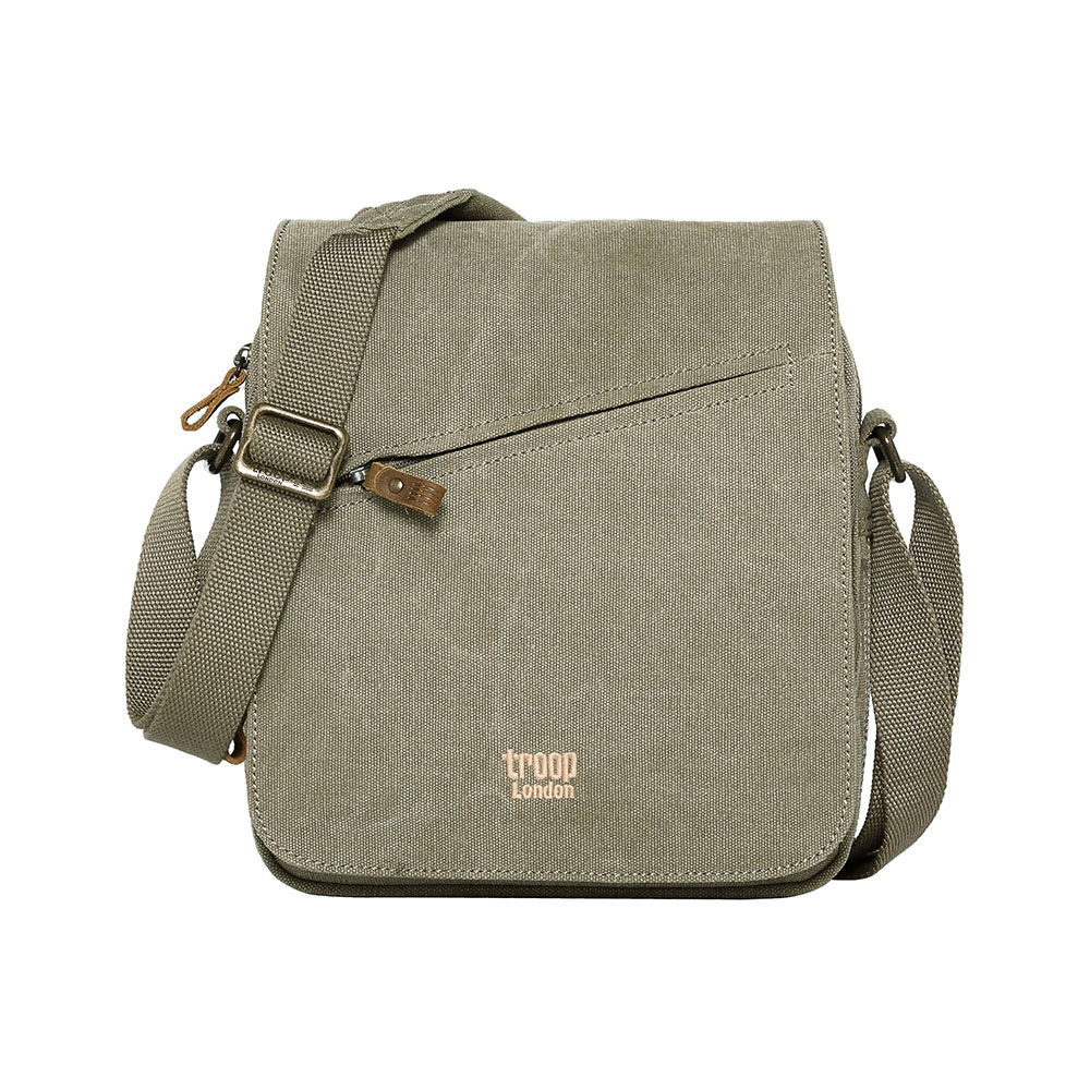 Klasyczna torba crossbody 28 cm - Khaki