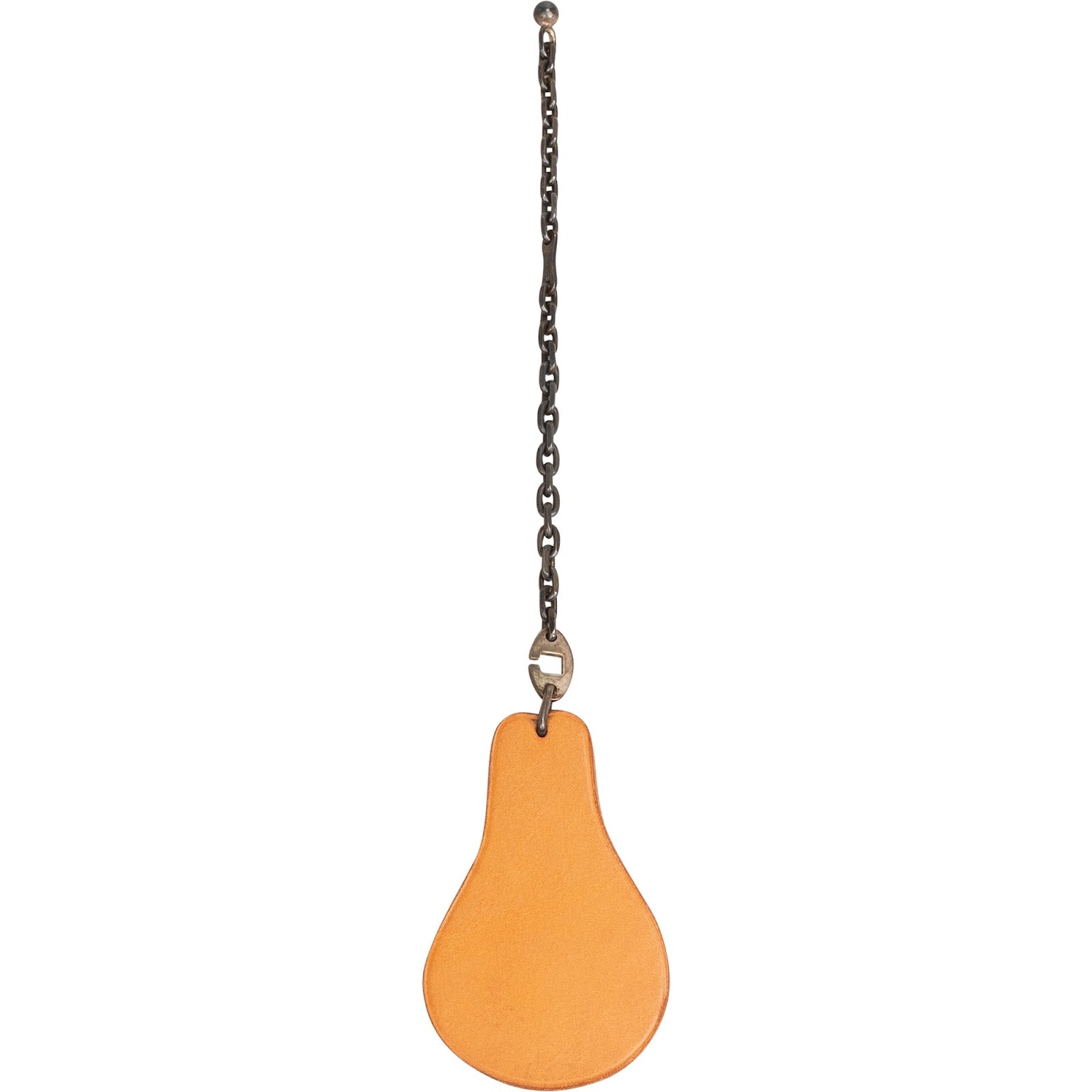 Hermès Brown Leather Fruit Pear Bag Charm