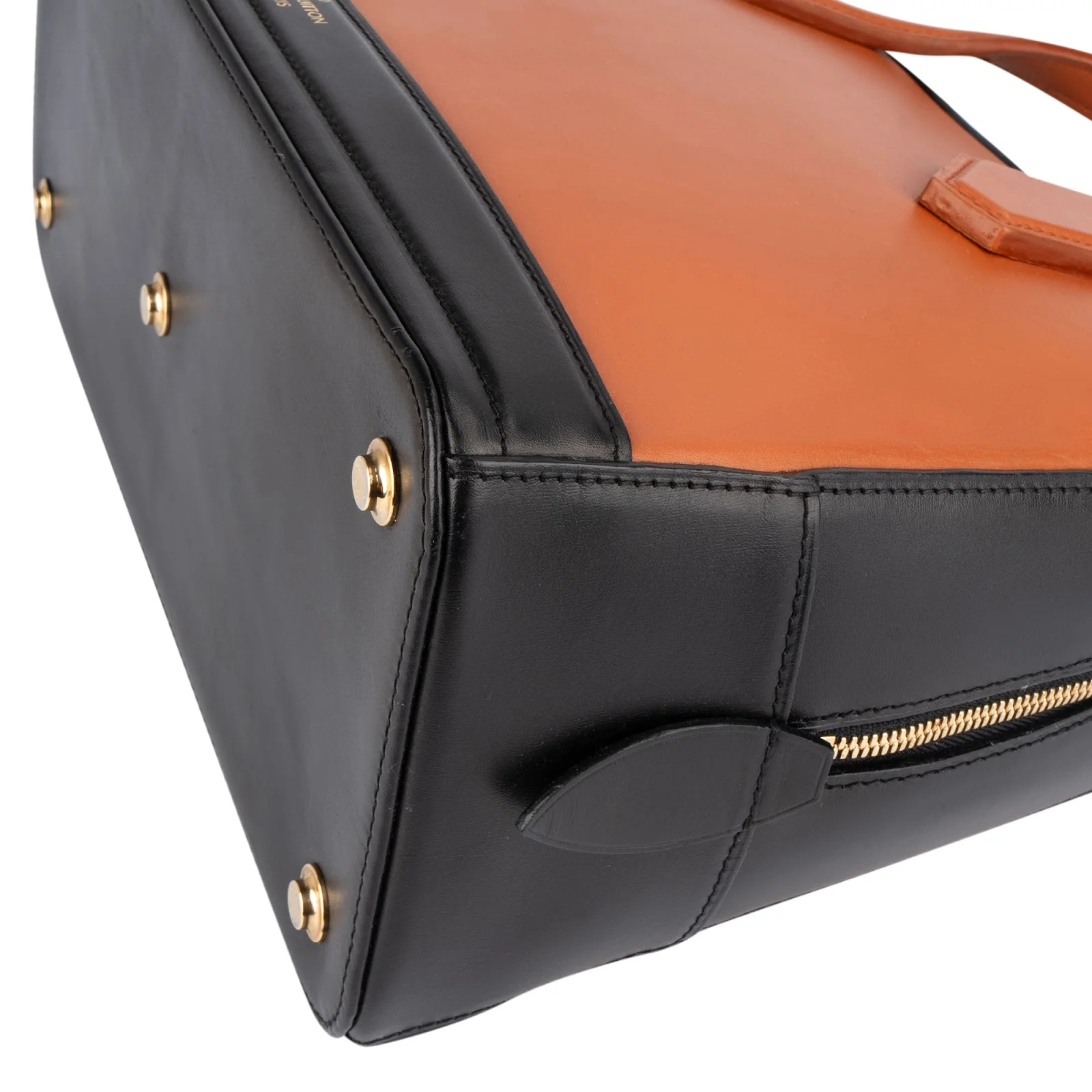 Louis Vuitton Bicolor Rouille Leather Dora Handbag