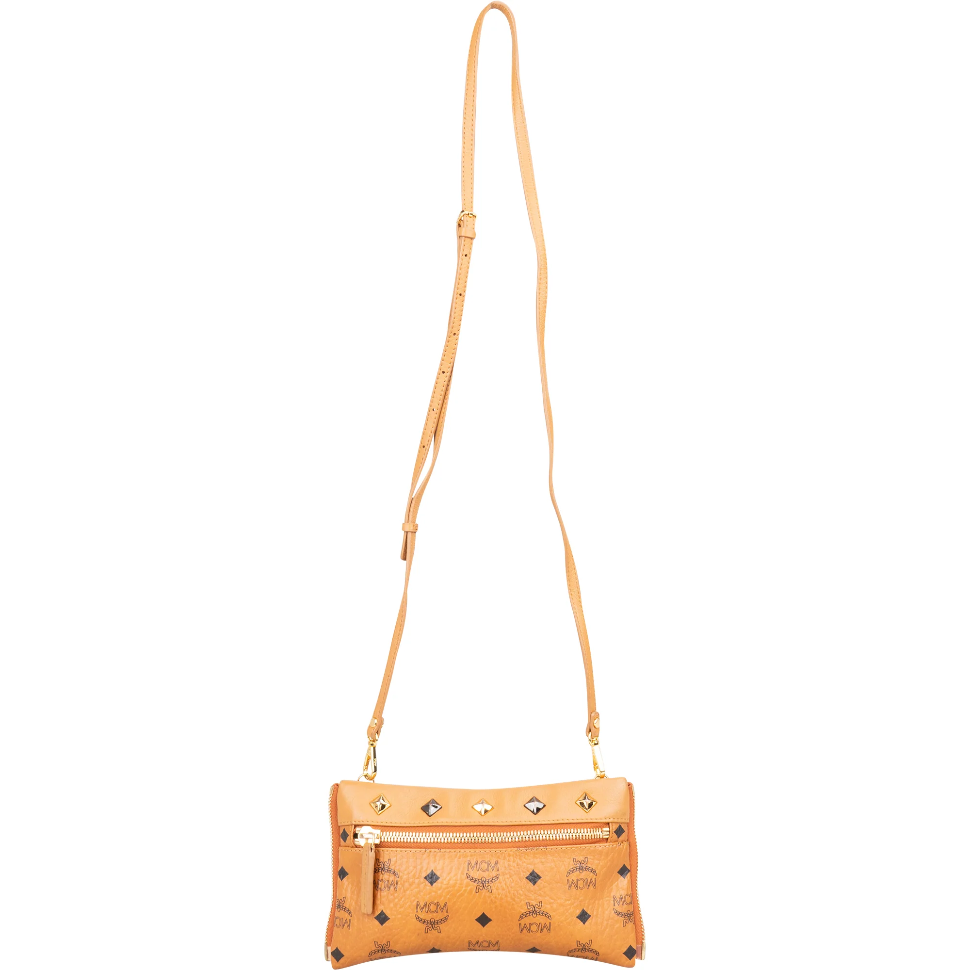 MCM Monogram Visetos Stark Studded 2 in 1 Backpack