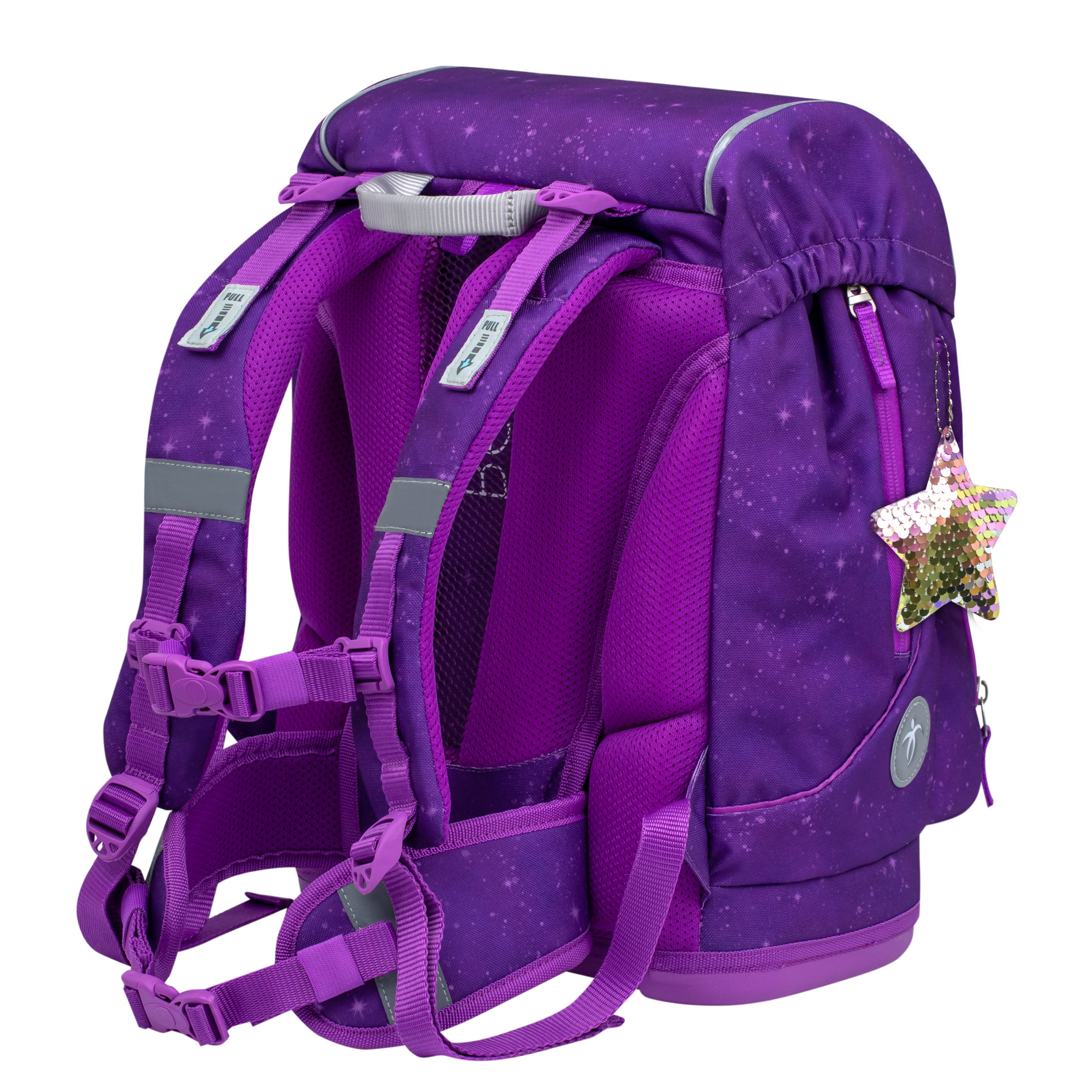Motion ergonomisches Schulranzenset 5tlg. - "Purple Sky"