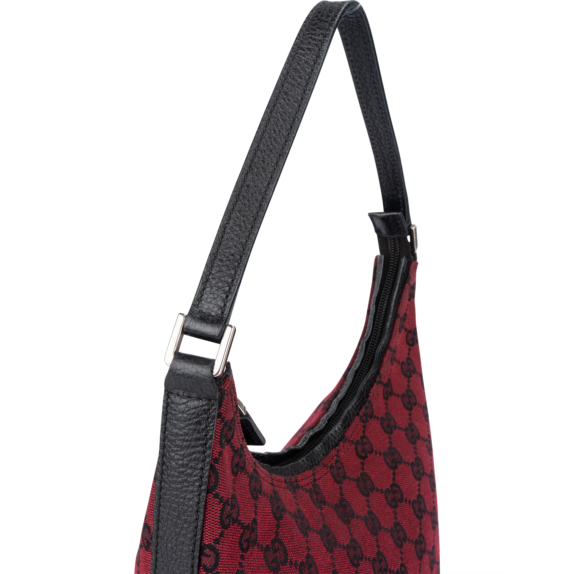 Gucci Red GG Monogram Shoulder Bag