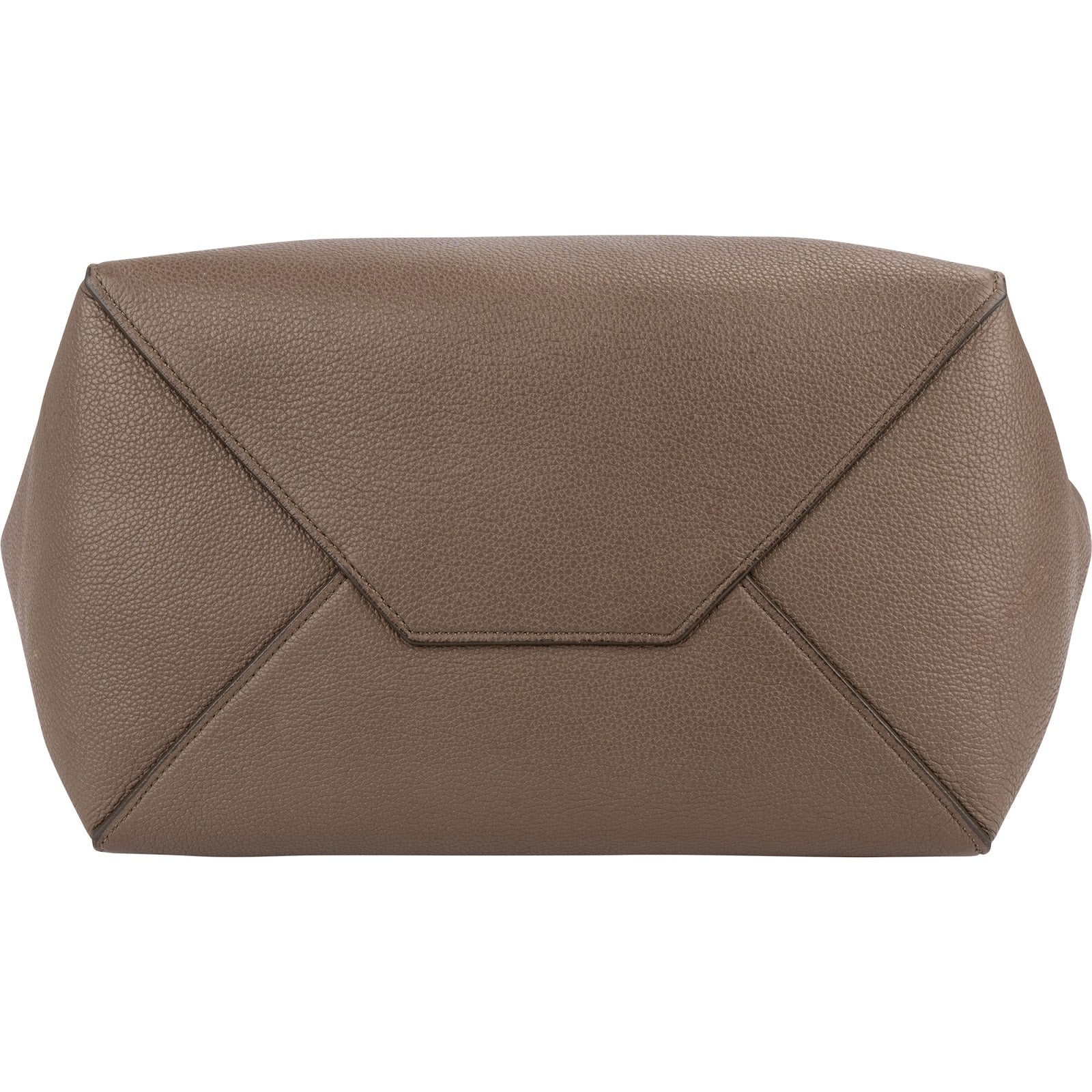 Celine Taupe Grained Calfskin Phantom Cabas Shoulder Bag