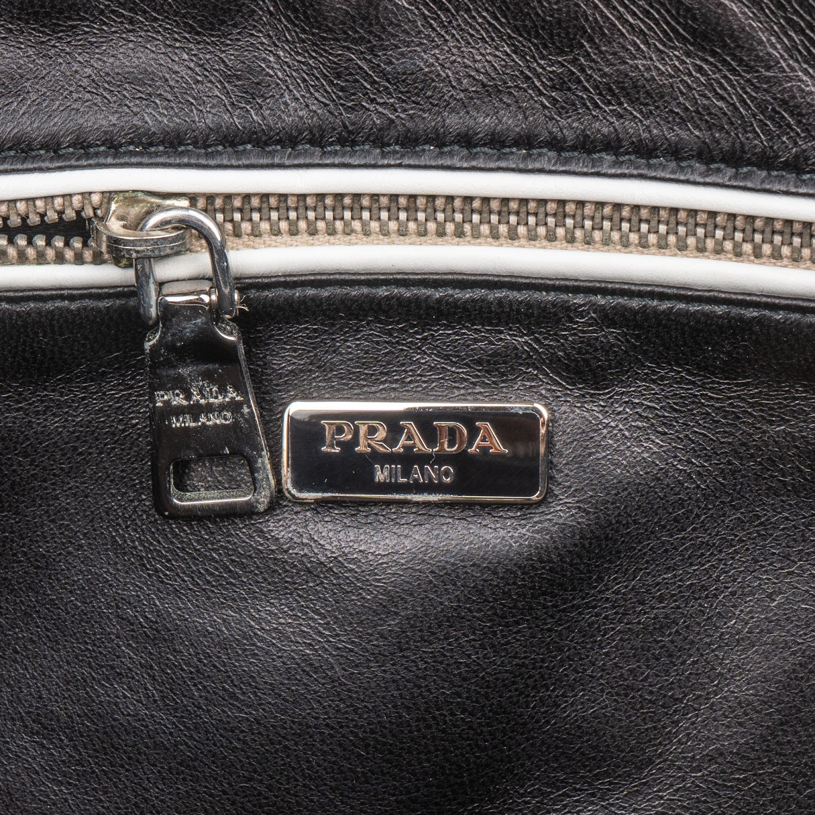Prada Crystal Leather Clutch