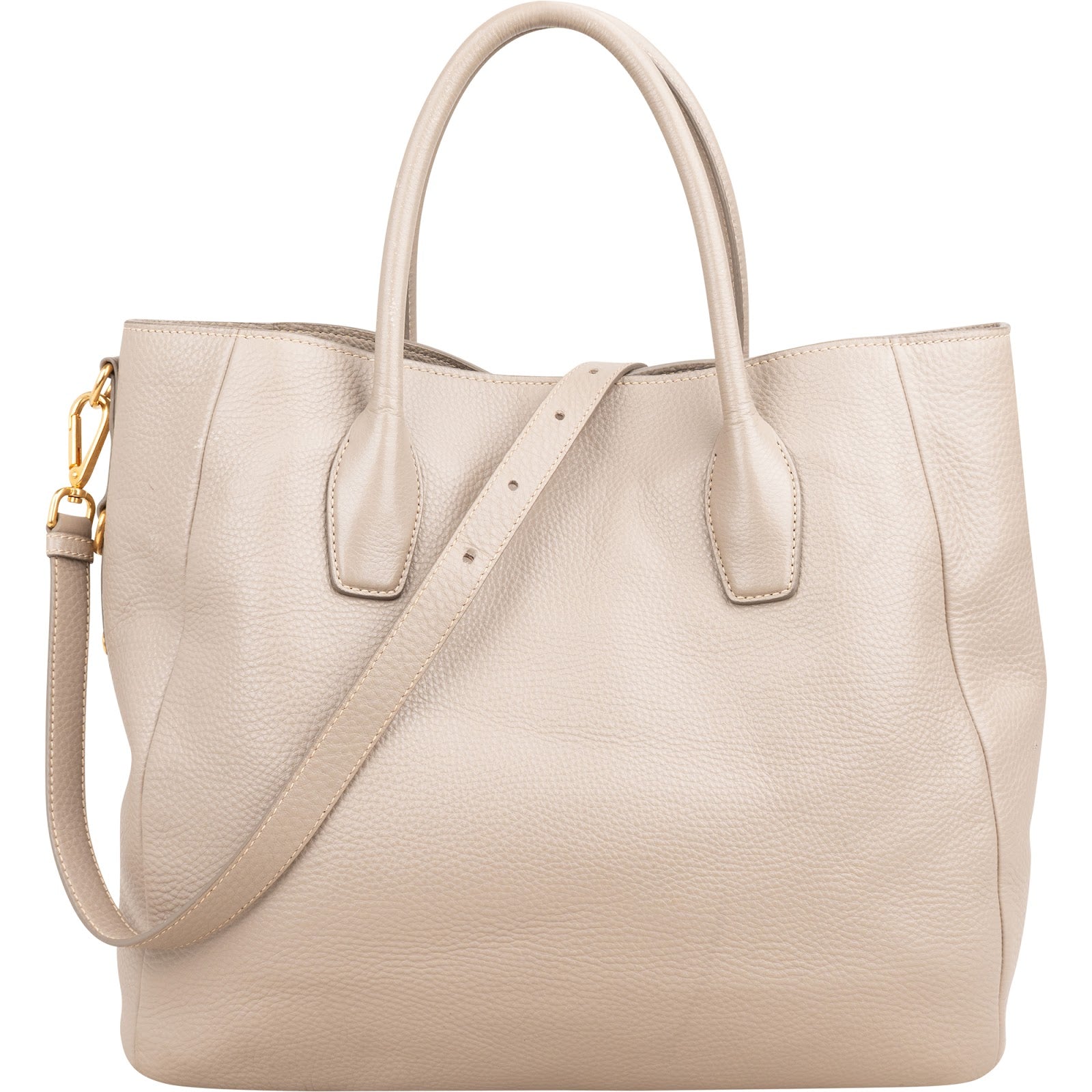 Prada – Vitello Daino Large Tote schoudertas