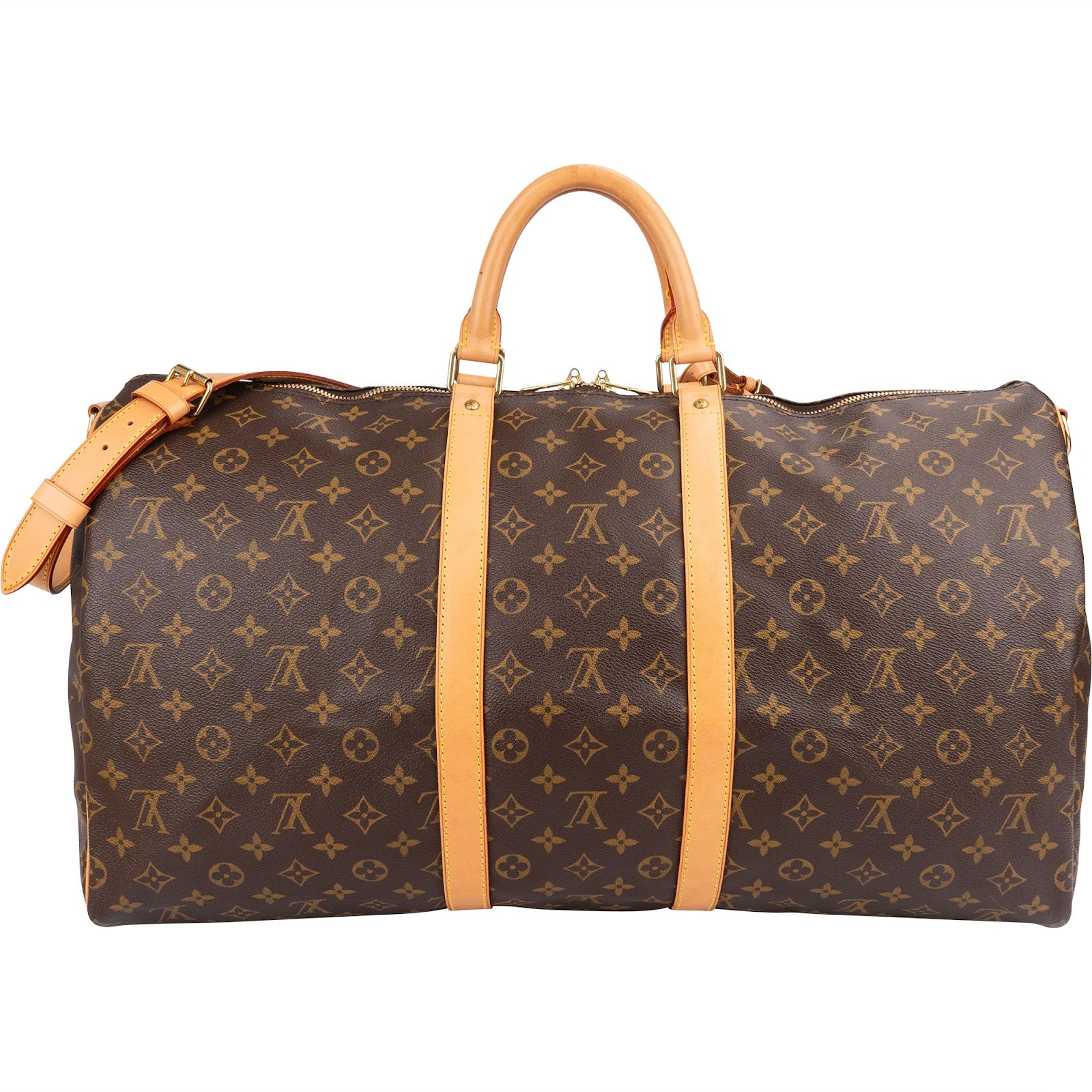 Louis Vuitton Monogram Canvas Keepall 55 Bandoulière Reisetasche
