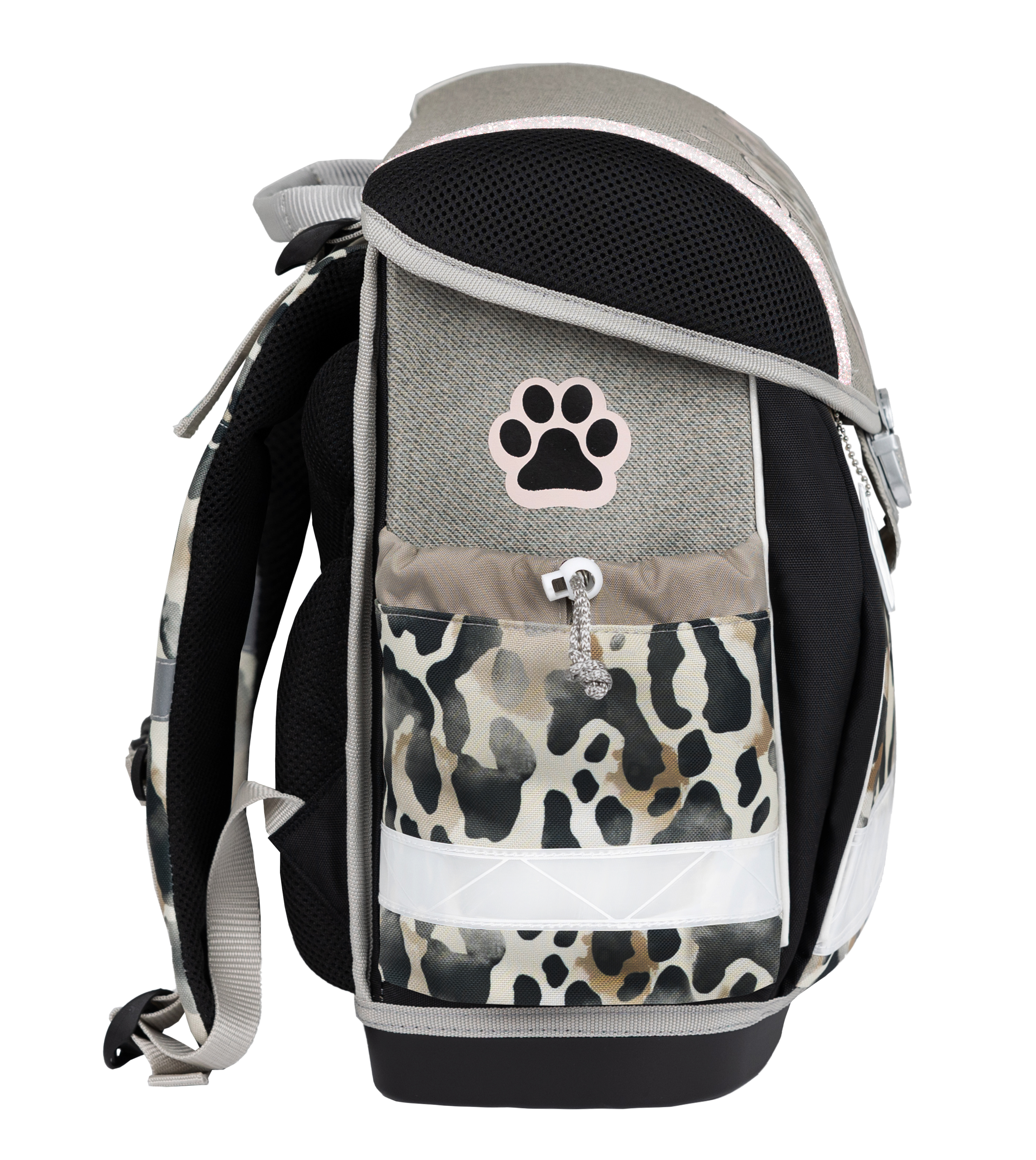 Classy Schulranzen Set 4-teilig mit Brustgurt - Wild Cat