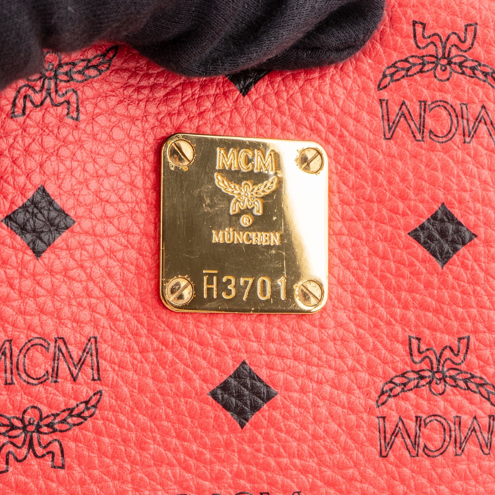 MCM Monogram Visetos Stark Side Studs Backpack