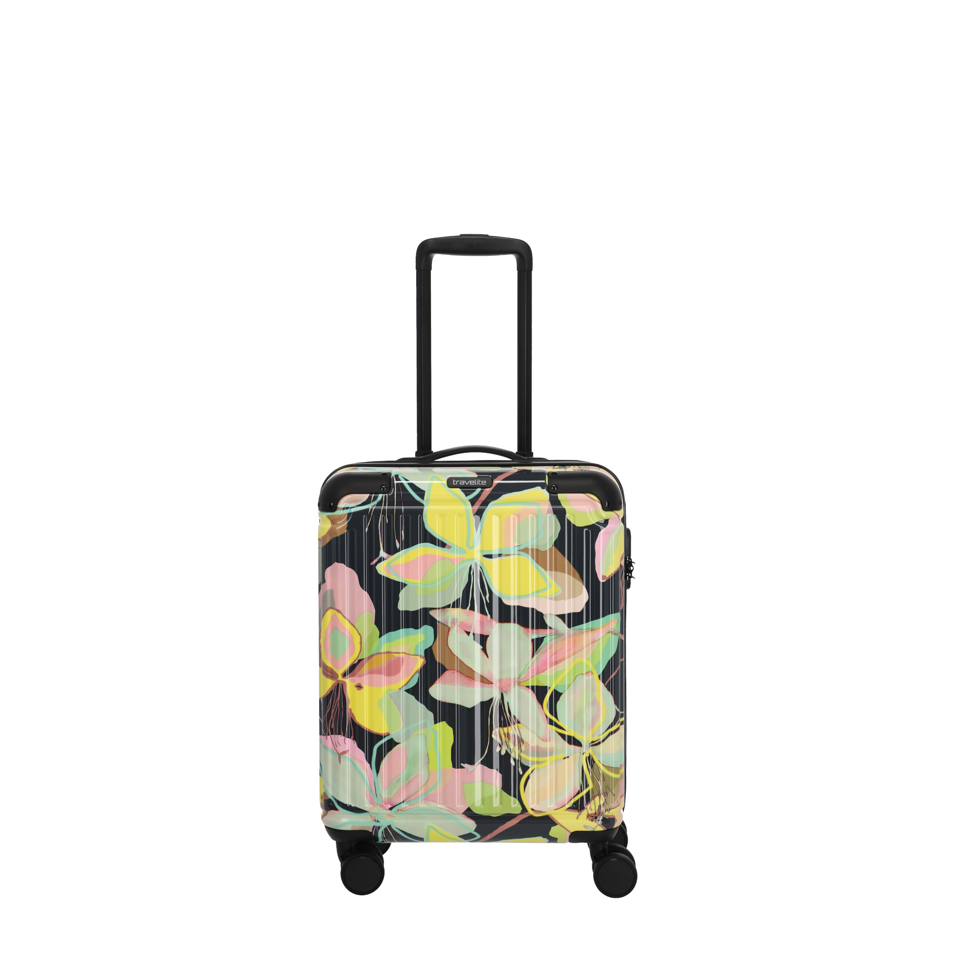 CRUISE Bordtrolley S (55 cm) mit 4 Rollen - Gelbe Orchidee
