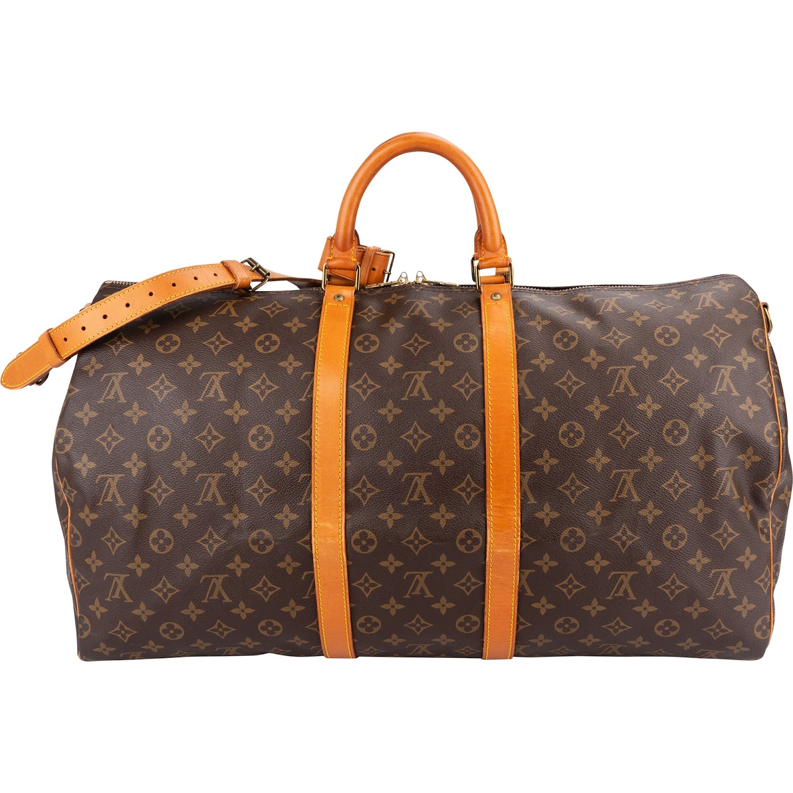 Louis Vuitton Monogram Canvas Keepall 55 Bandoulière Reisetasche