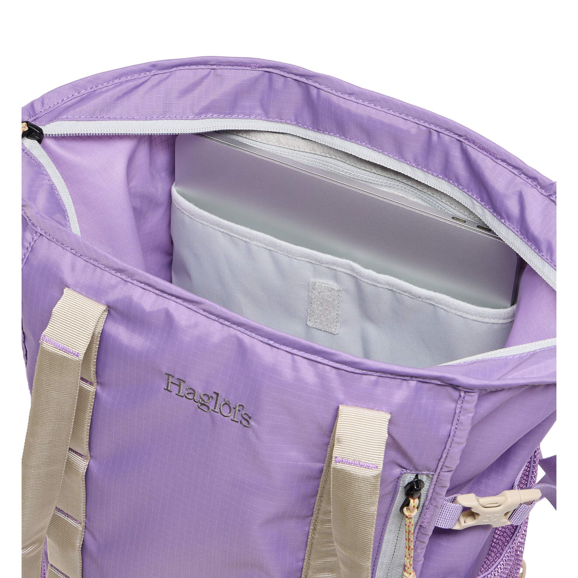 Tight Tote 25 – Purple ice/Chalk beige