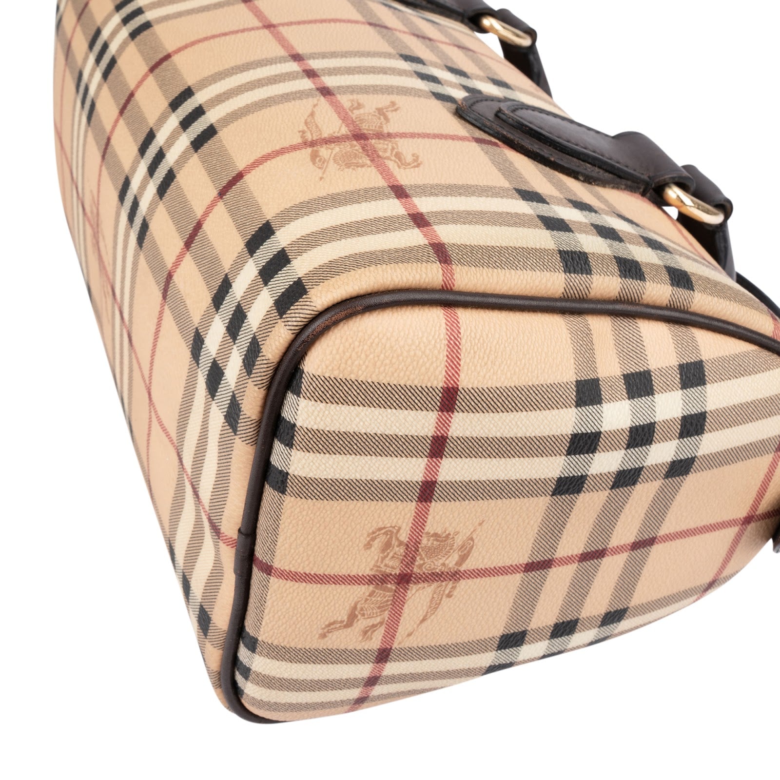 Burberry - Haymarket Check Boston Handtasche