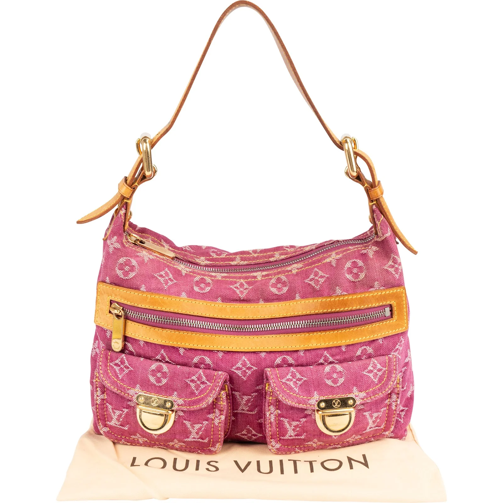 Louis Vuitton Monogram Denim Baggy PM Shoulder Bag