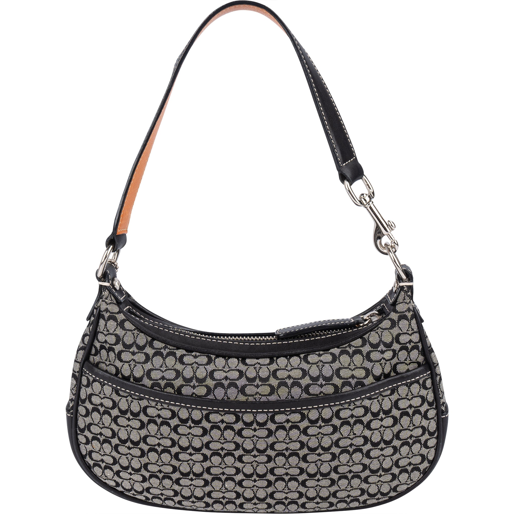 Coach Mini Signature Monogram Pochette Handbag