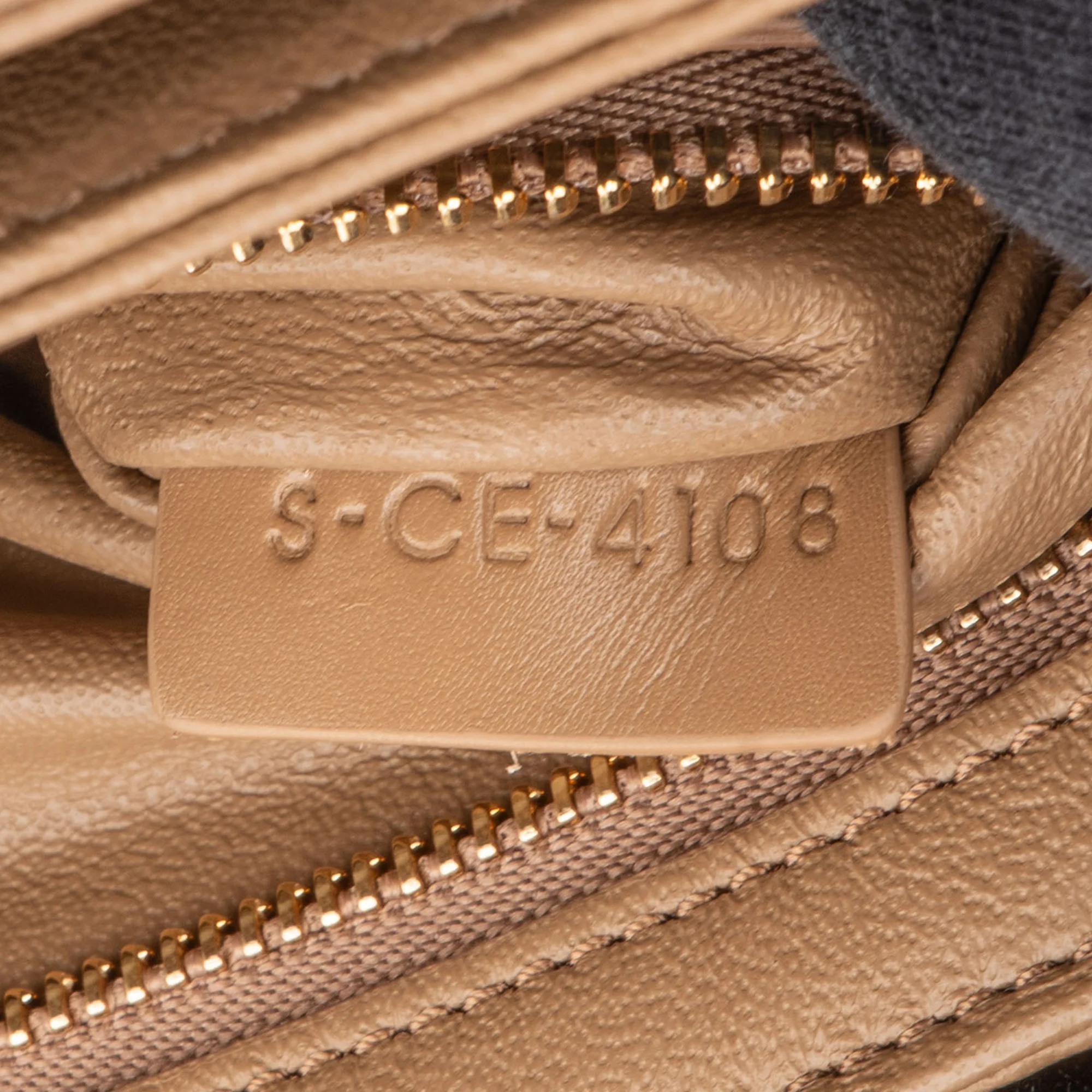 Céline Leather C Chain Crossbody Bag