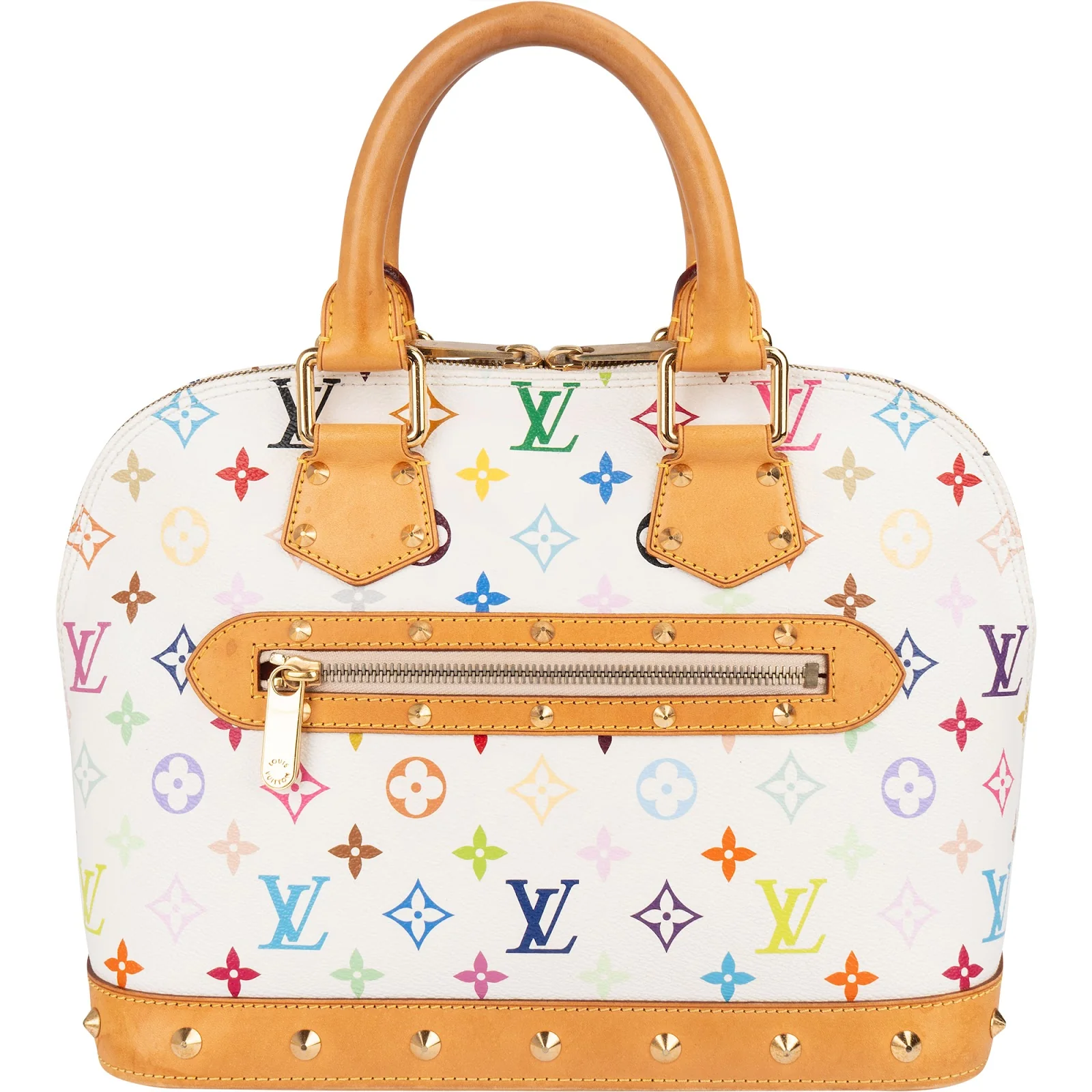 Louis Vuitton Canvas Monogram Murakami Multicolor Alma PM Handbag
