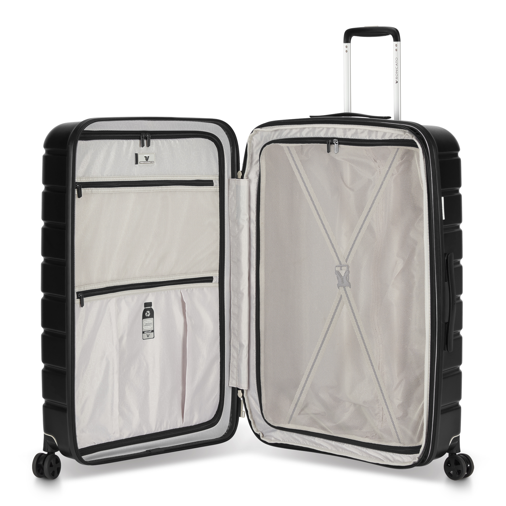 RELIFE Trolley L (78 cm) erweiterbar -  Black