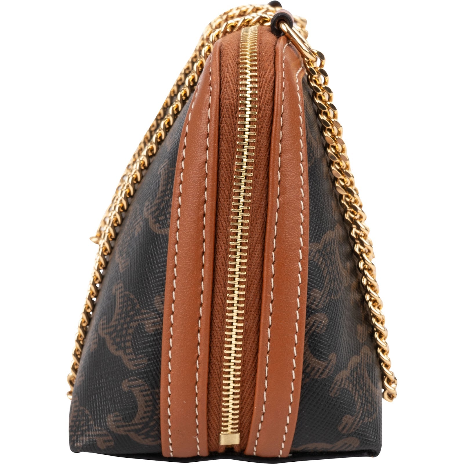 Celine Triomphe Monogram Canvas Chain Crossbody Bag