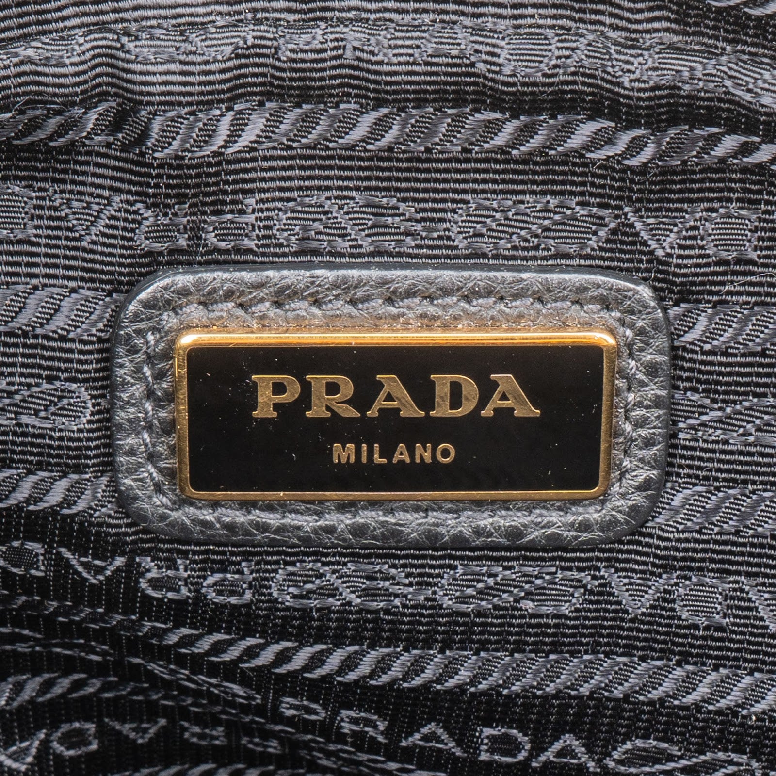 Prada Black Vitello Daino Leather Camera Crossbody Bag 1BH079
