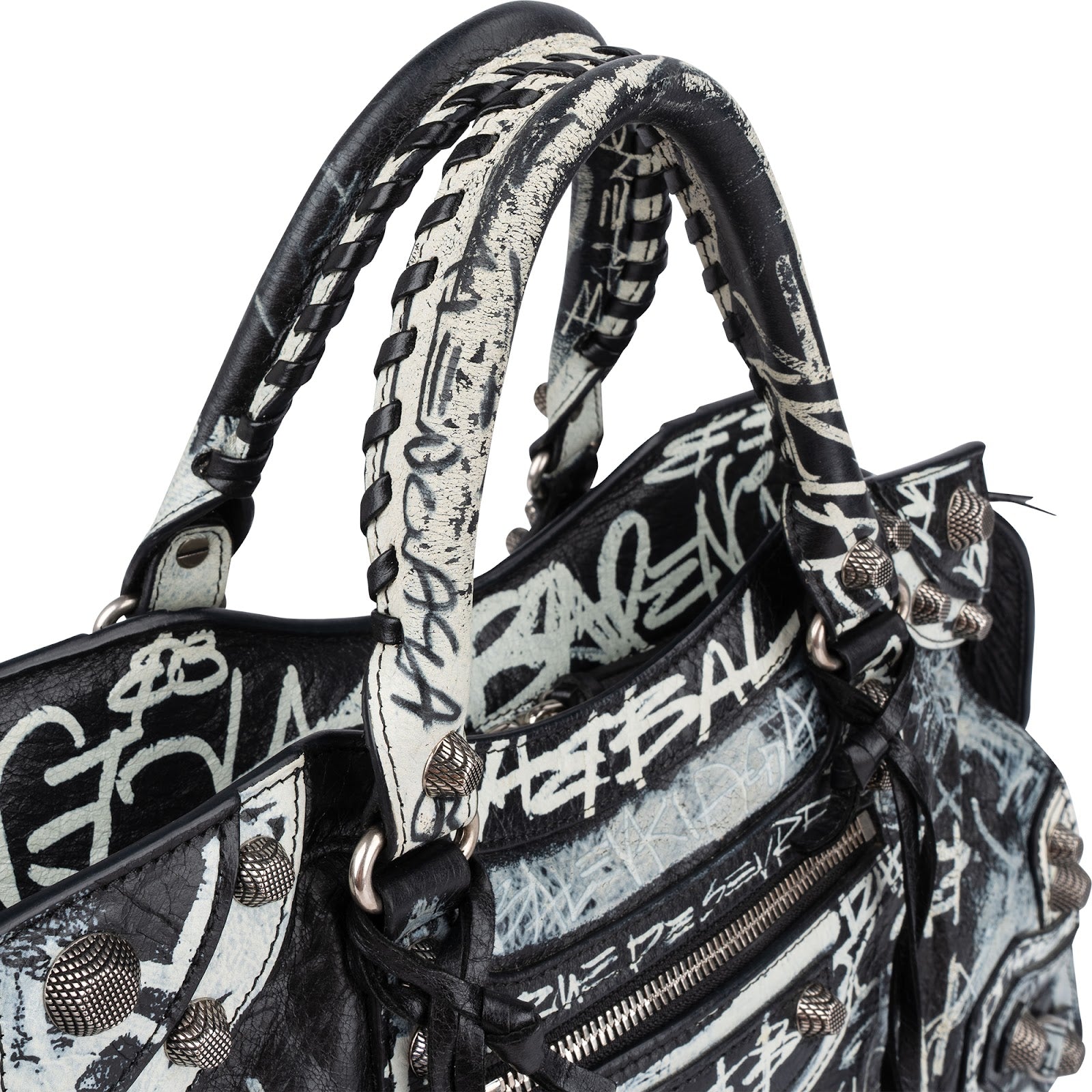 Balenciaga - Graffiti Neo Cagole City Handbag