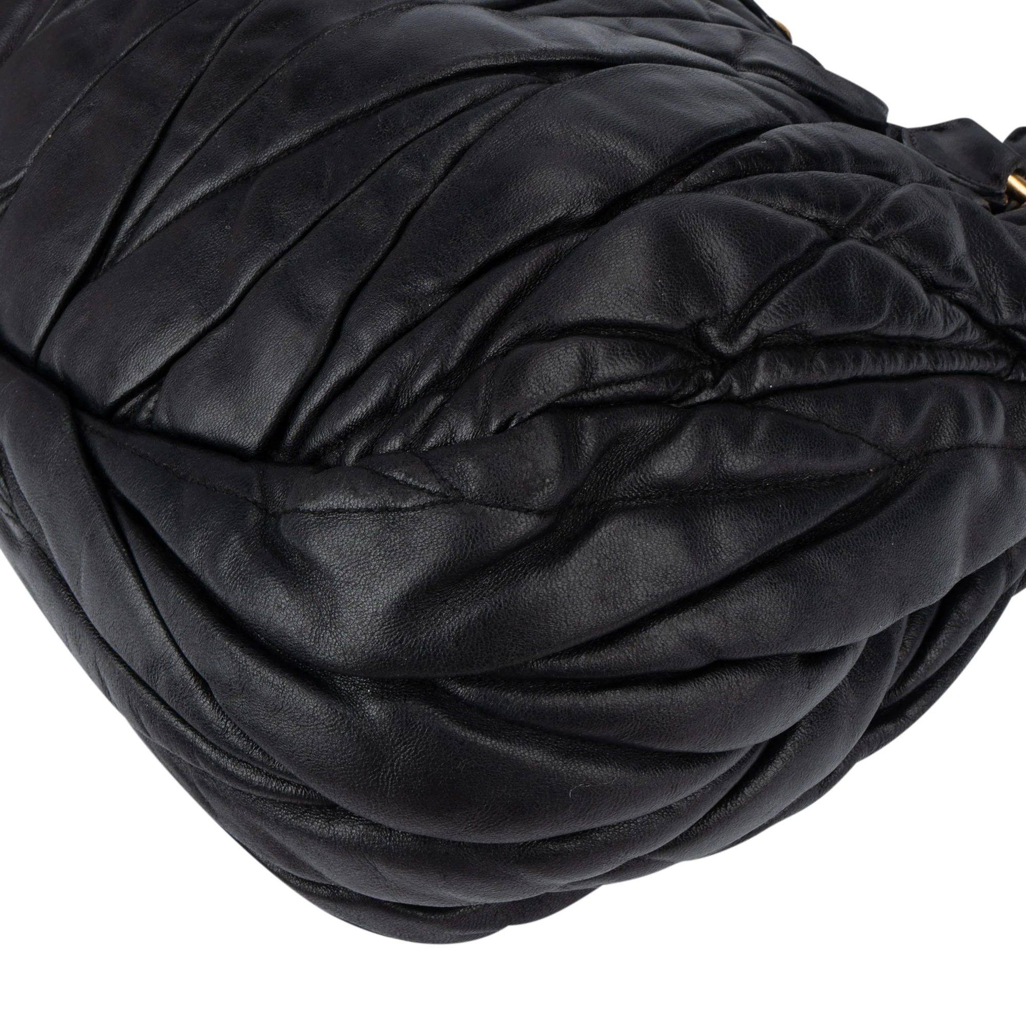 Miu Miu Quilted Leather City Handbag