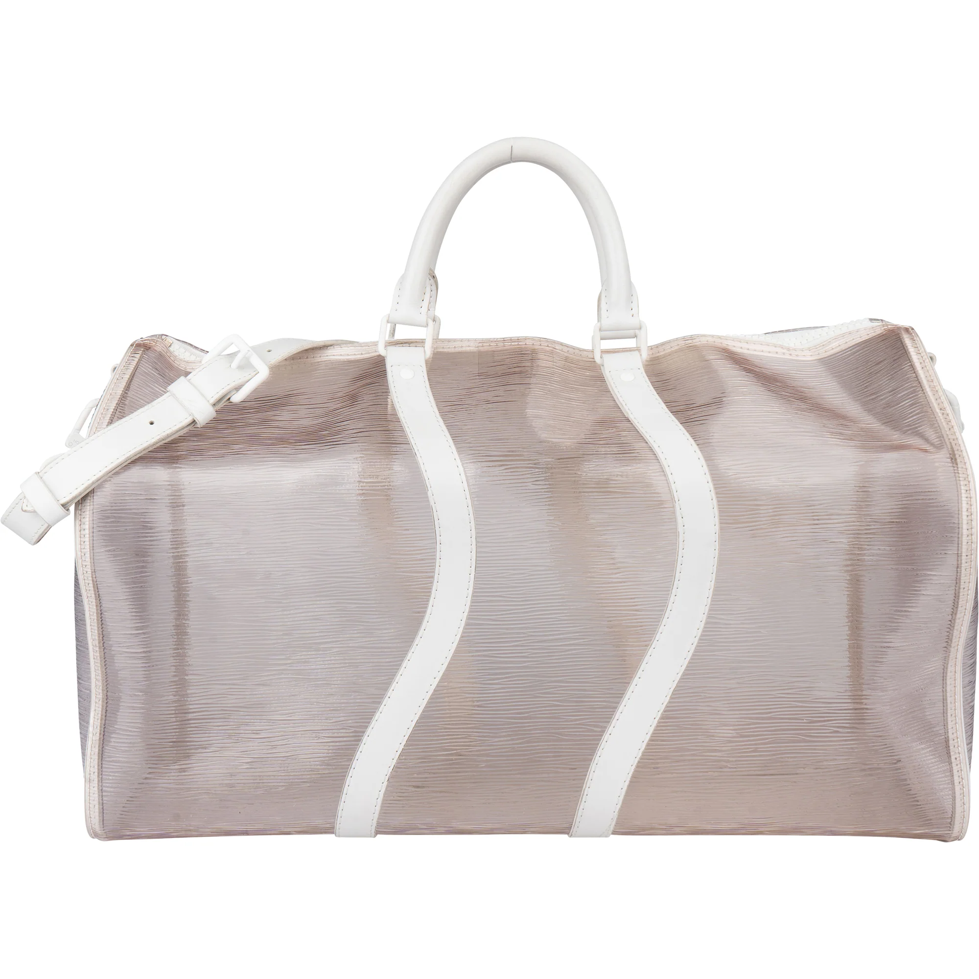 Louis Vuitton Transparent Wavy Epi Keepall 50 Bandouliere