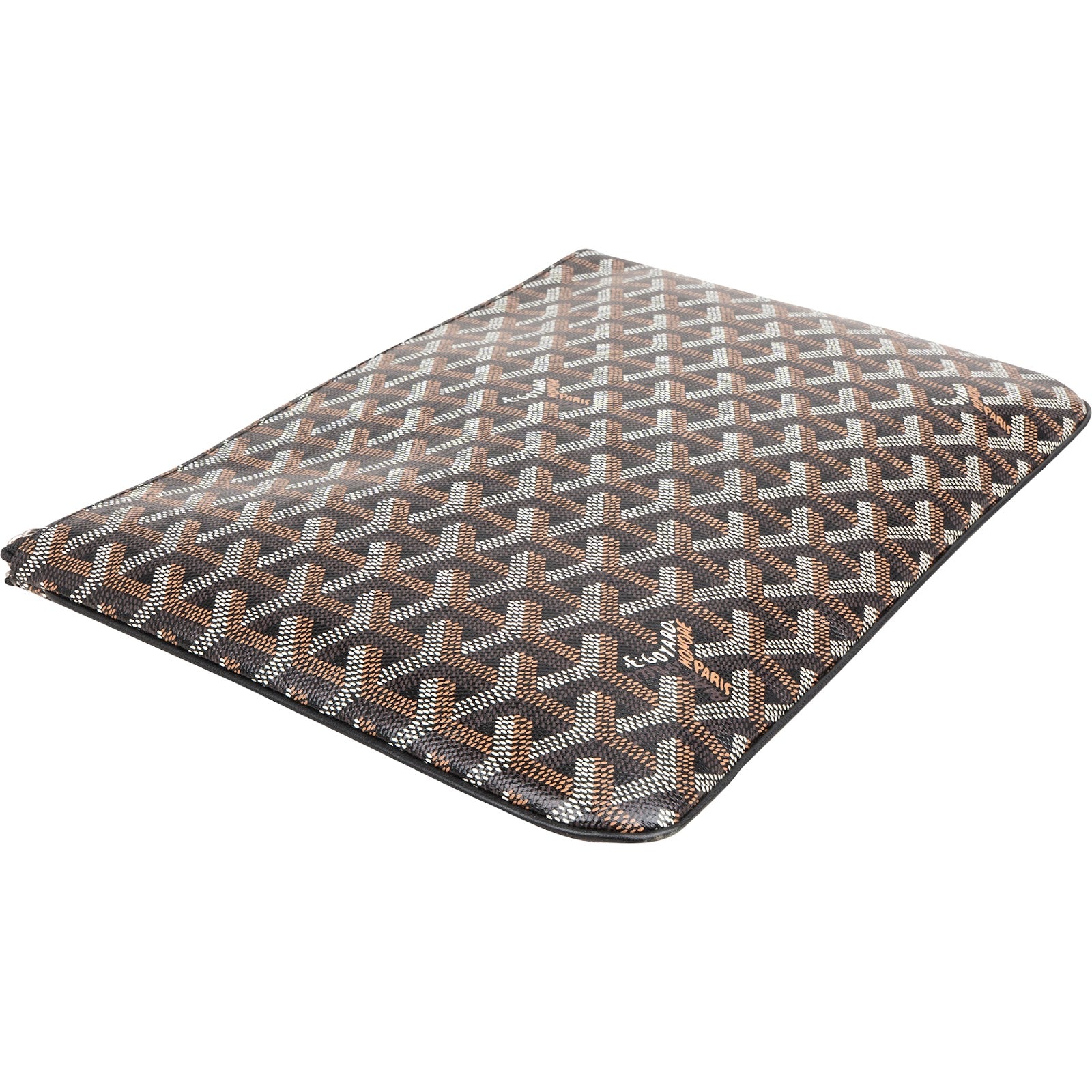 Goyard Goyardine Monogram Sénat MM Clutch