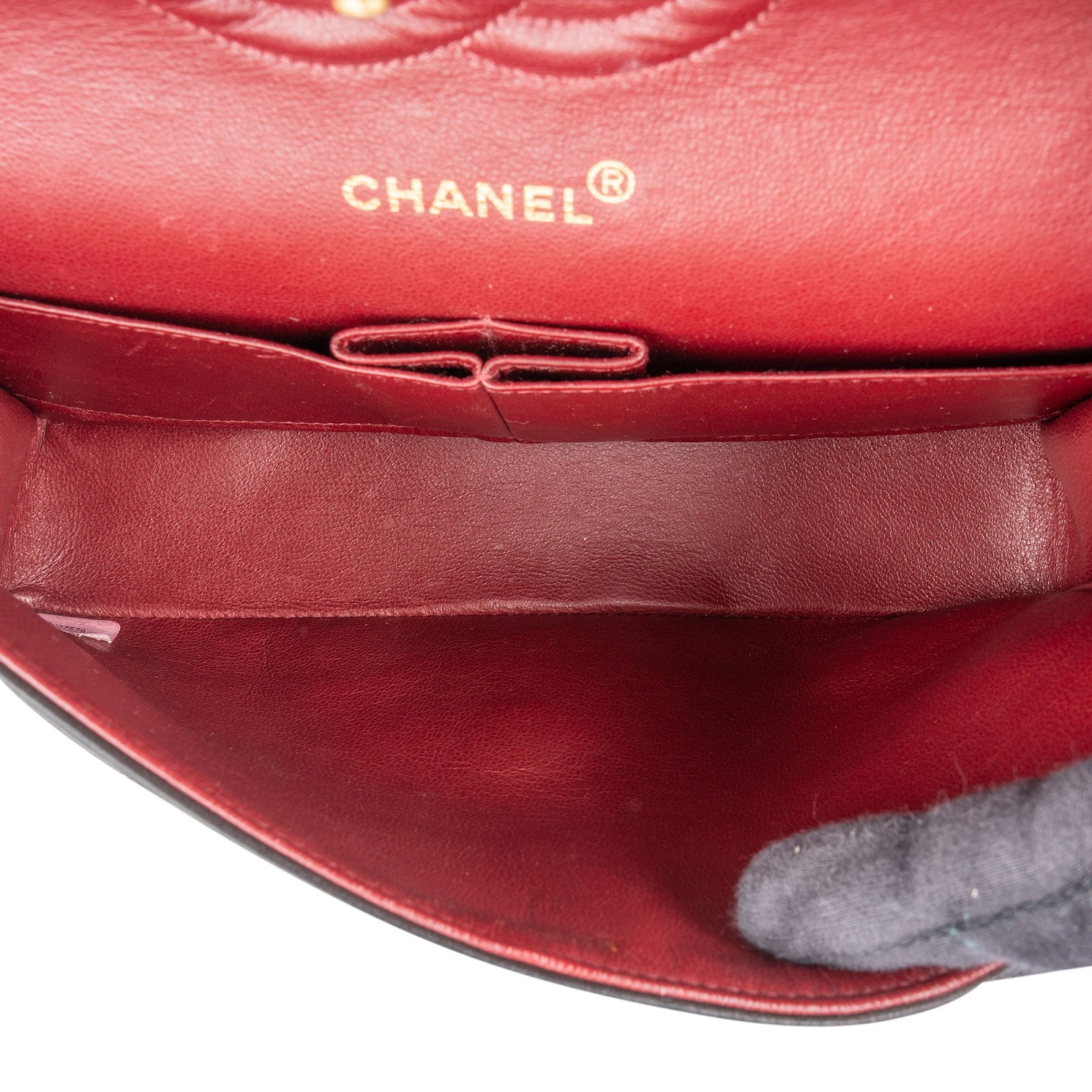 Chanel Quilted Lambskin 24K Gold Double Flap Shoulder Bag