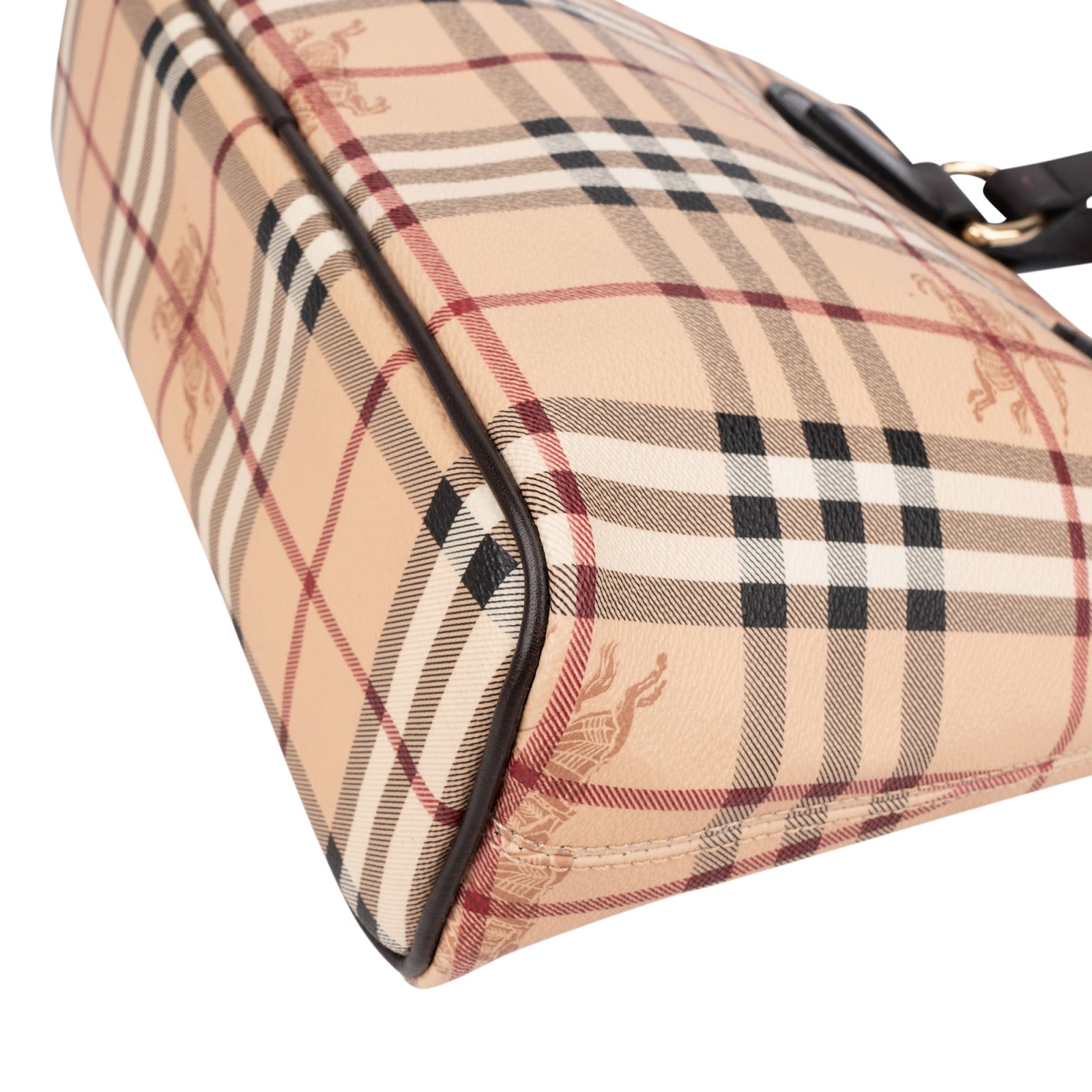 Burberry Nova-Check Monogram Tote Handbag