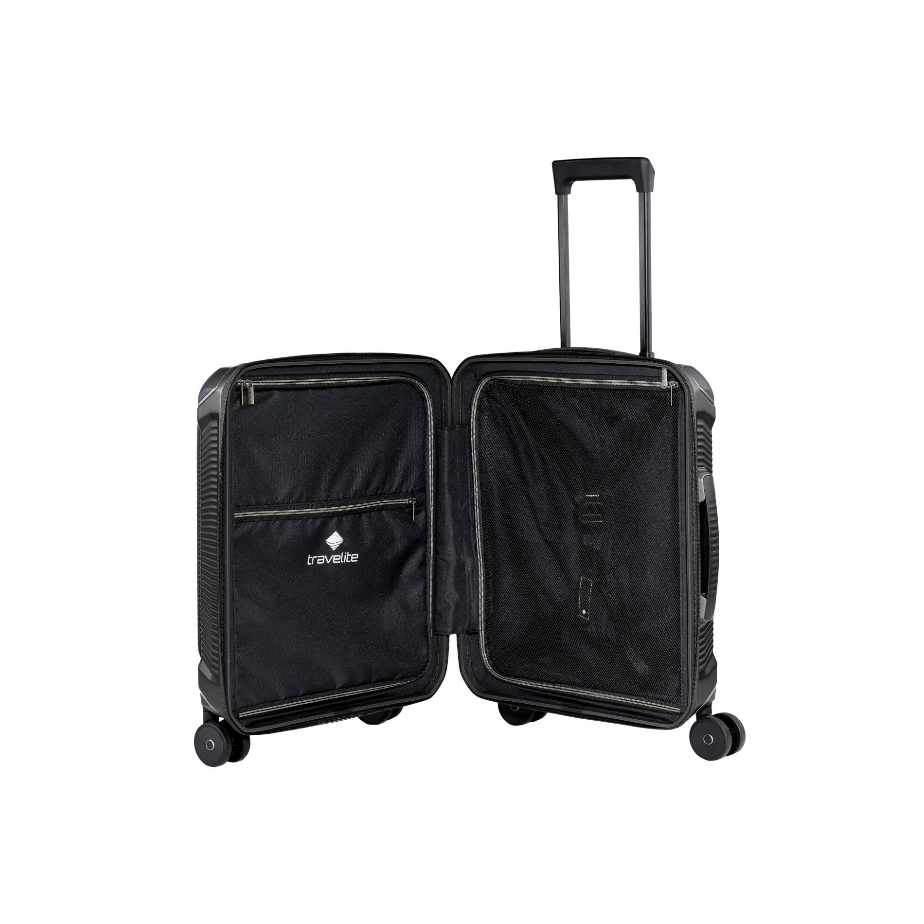 MILLENNIUM Handgepäck S (55cm) mit Vortasche - Black