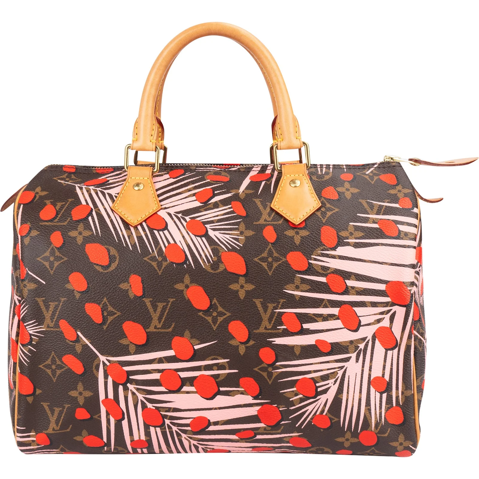 Louis Vuitton Limited Jungle Dots Monogram Speedy 30 Boston Bag