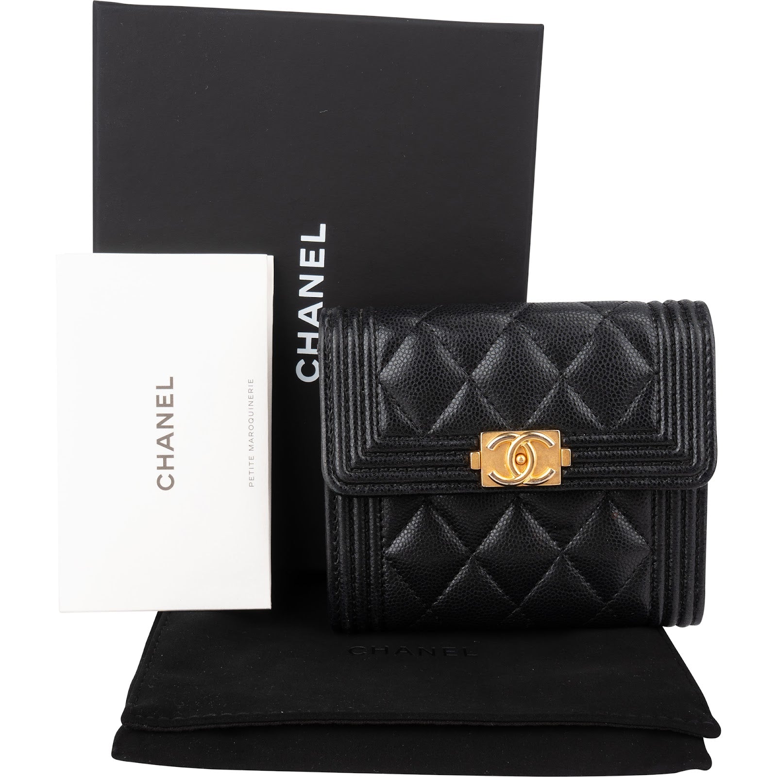Chanel -Small Boy Flap Wallet