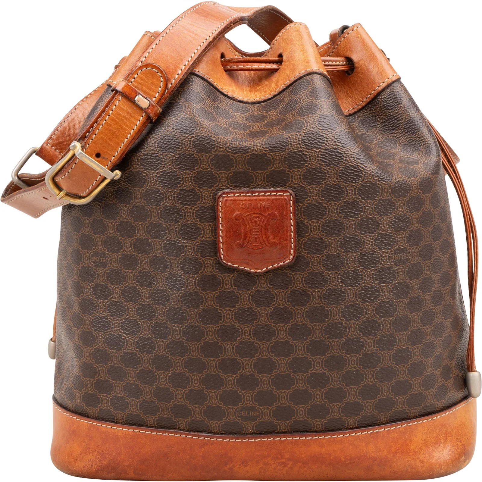 Celine Macadam Monogram Bucket Umhängetasche