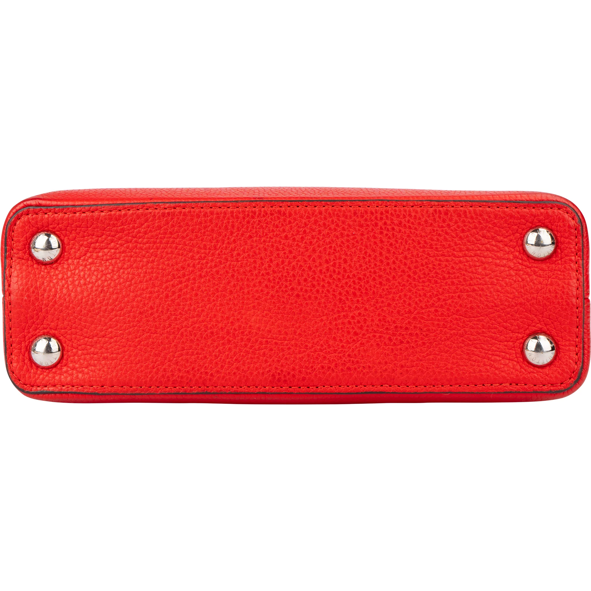 Louis Vuitton Rouge Taurillon Capucines BB Handbag