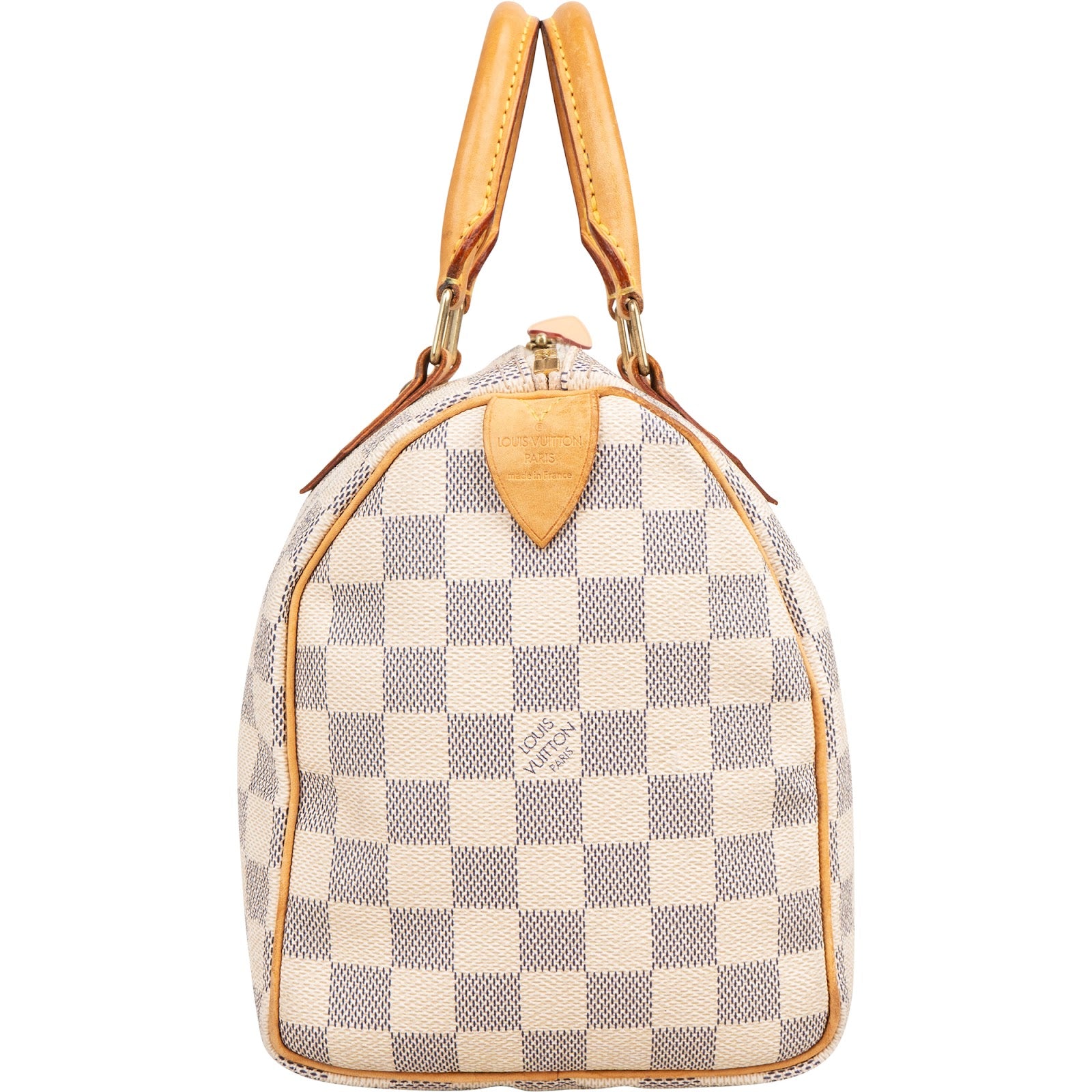 Louis Vuitton Monogram Damier Azur Speedy 25 Boston Bag